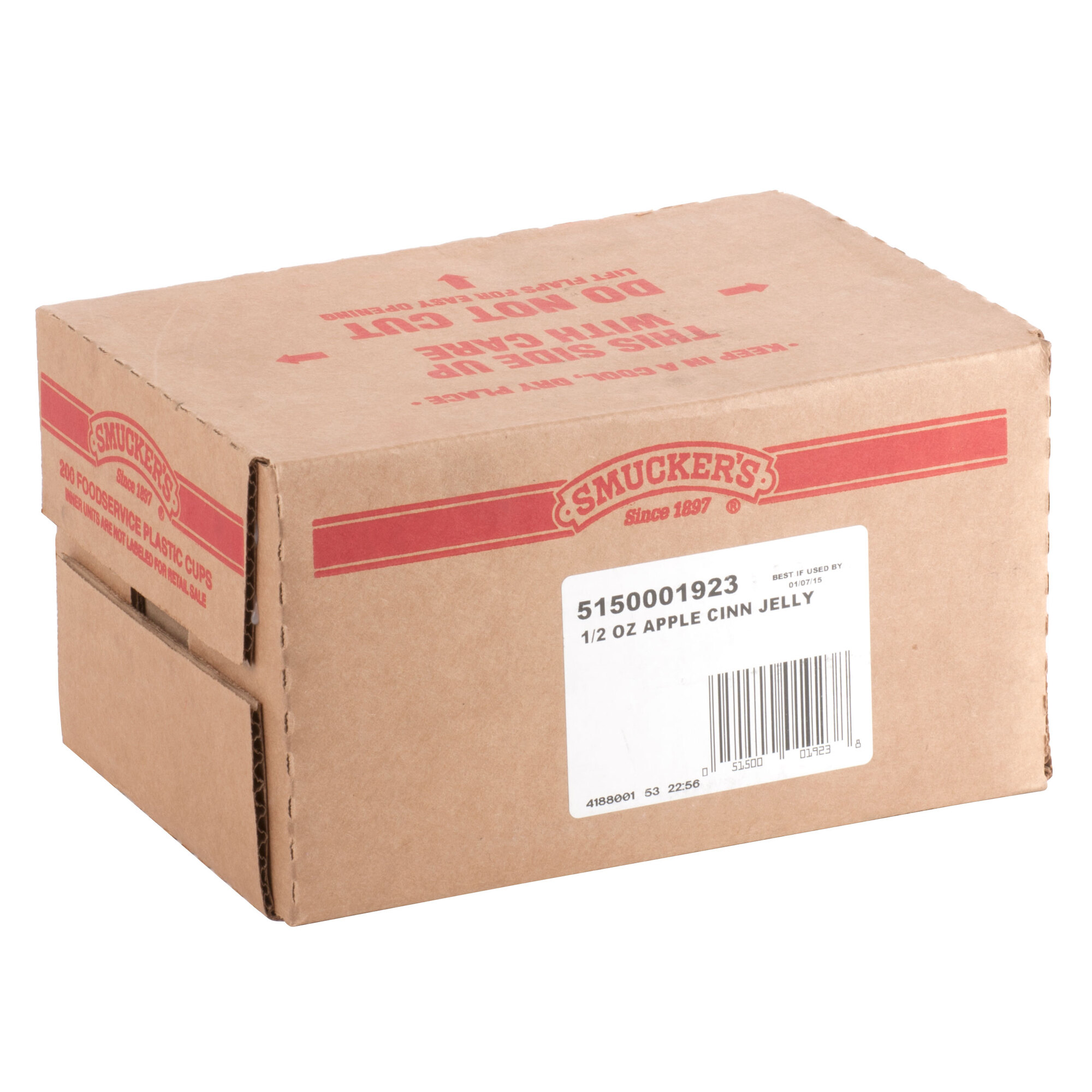 Smucker's Apple Cinnamon Jelly .5 oz. Portion Cups 200/Case