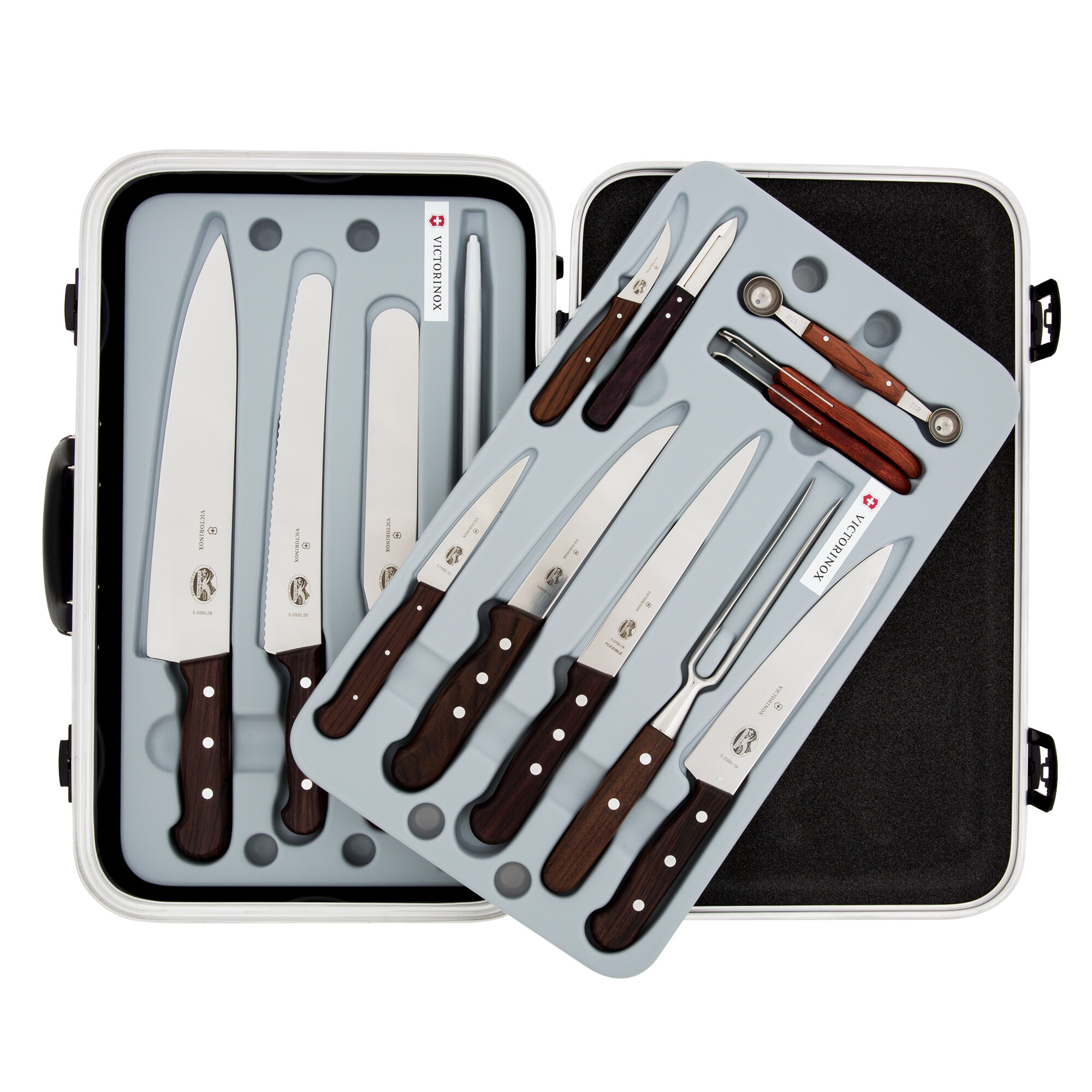 Victorinox 5.4914 14-Piece Rosewood Handle Executive Knife Set