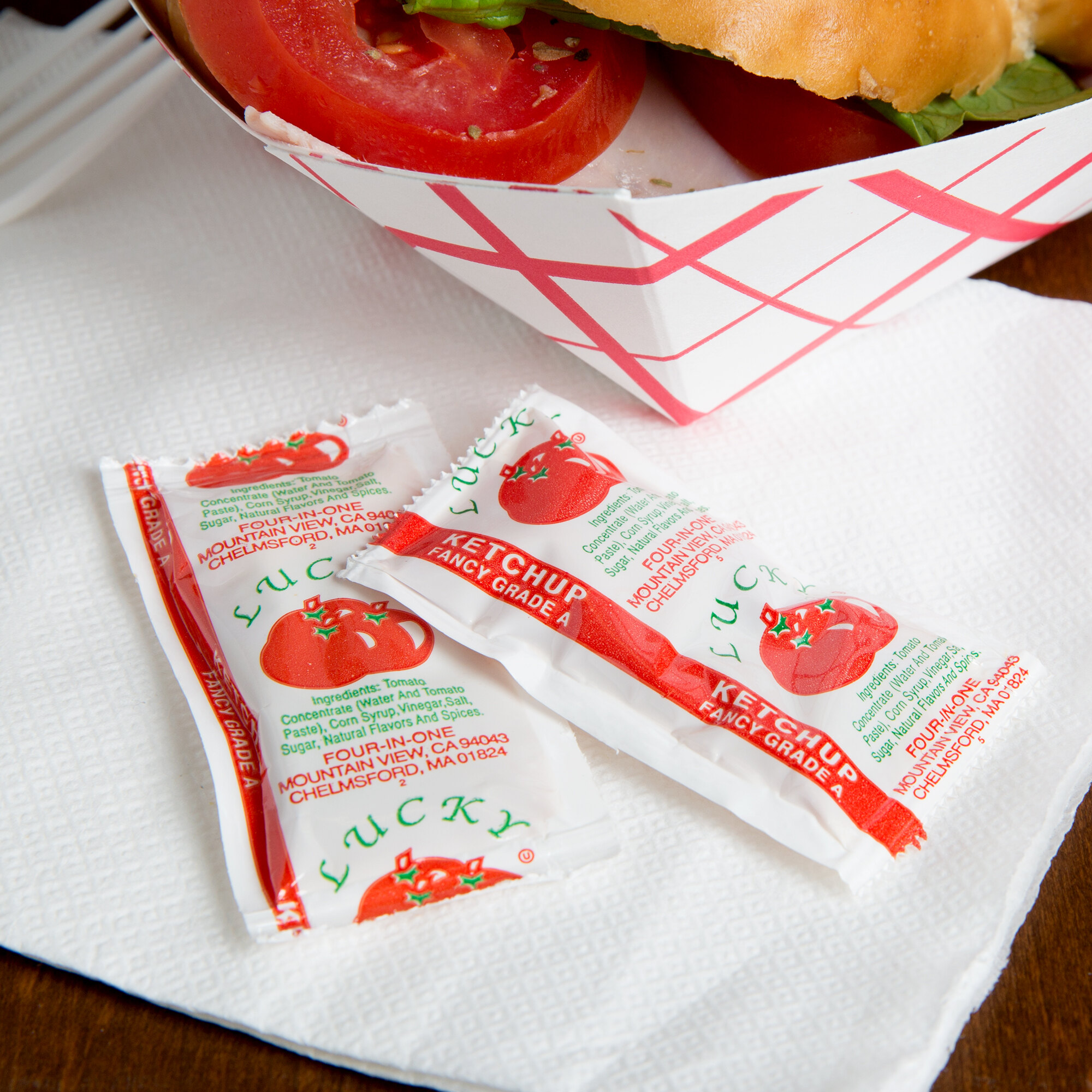 Ketchup 7 Gram Portion Packets 500/Case