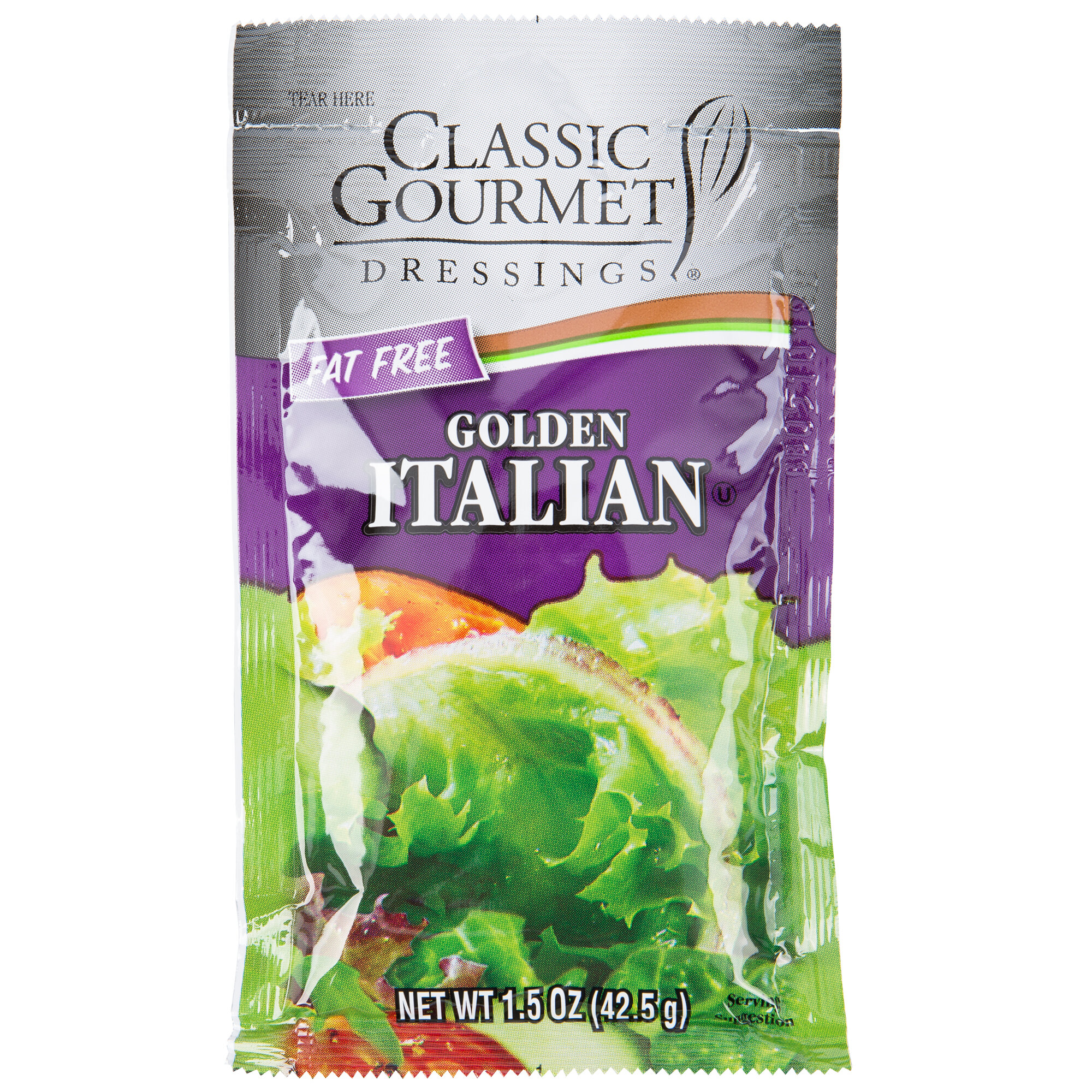 Classic Gourmet Lite Italian Dressing 1.5 oz. Portion Packet 60/Case