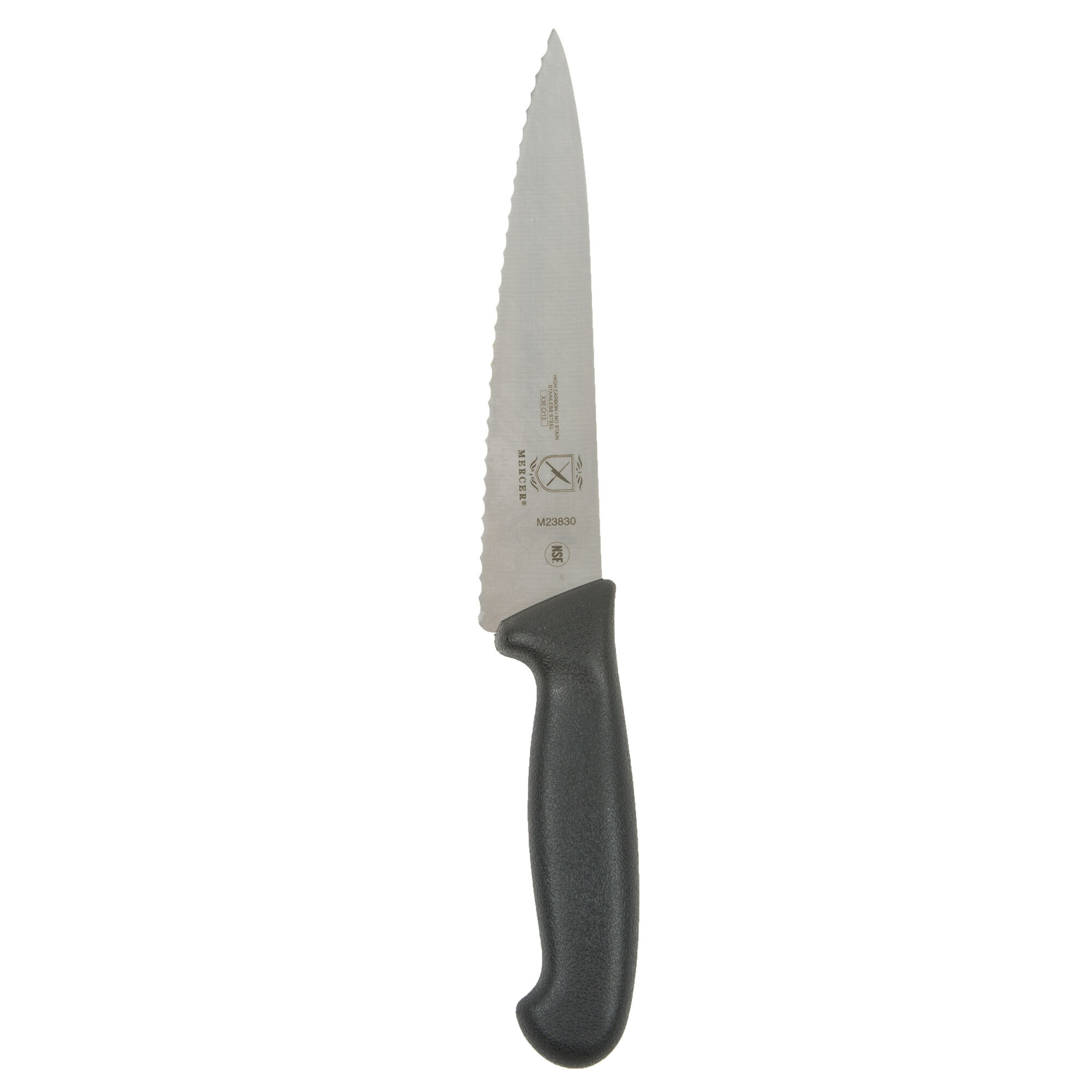 Mercer Culinary M23830 Millennia® 7 1/2" Serrated Wavy Edge Chef Knife