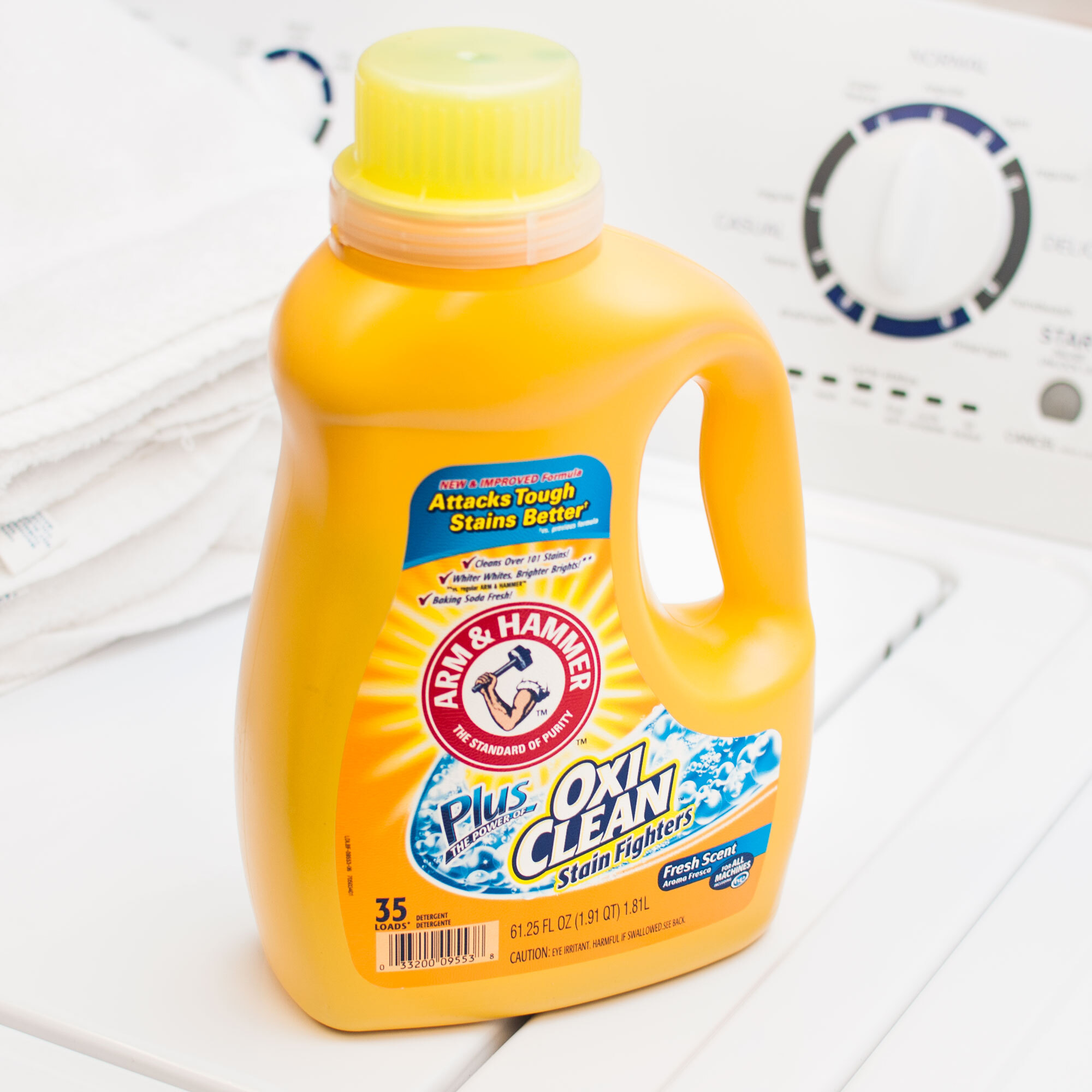 Arm & Hammer 61.25 oz. Plus OxiClean Liquid Laundry Detergent 6/Case