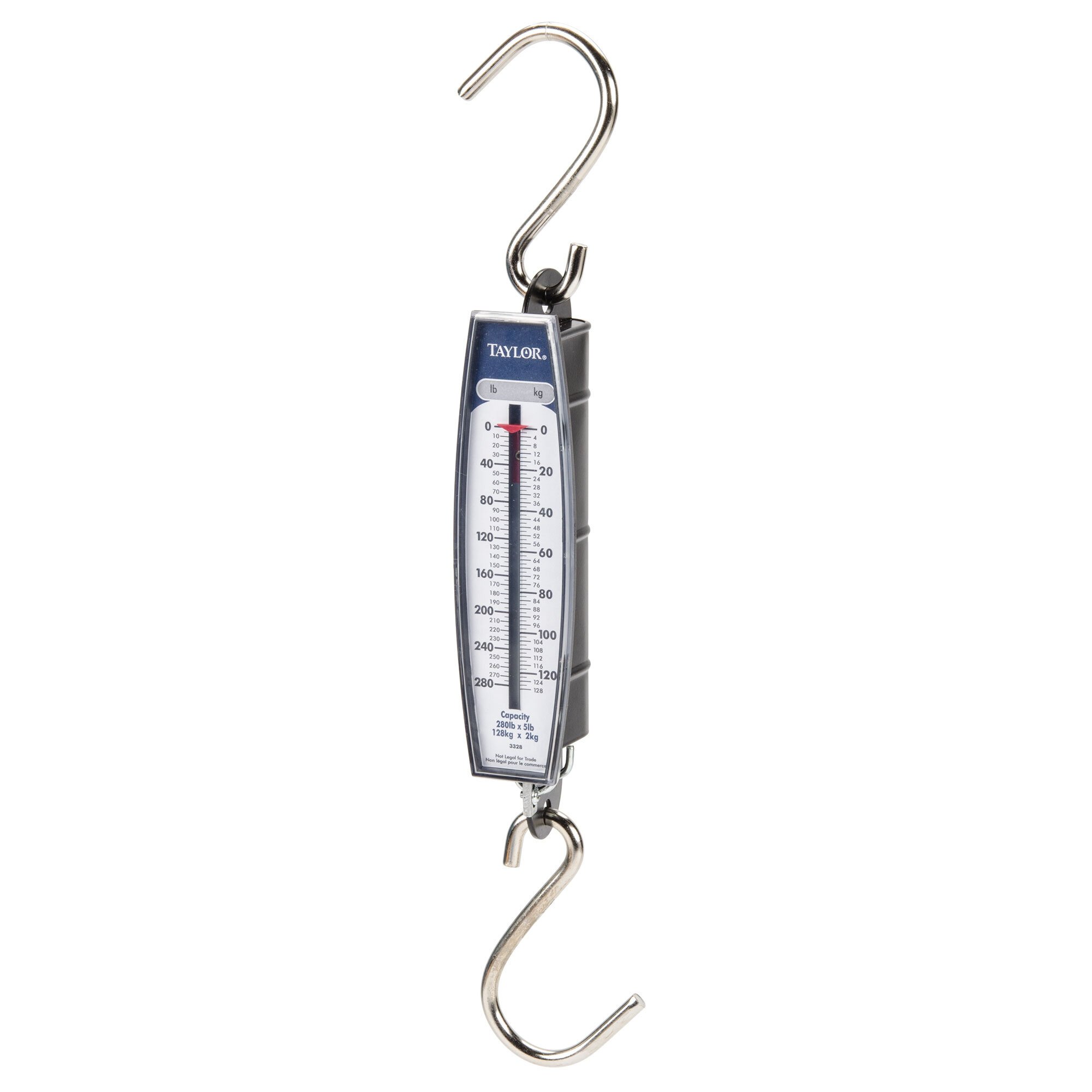 Taylor 3328 Industrial Hanging Spring Scale 280 lb. x 5 lb.