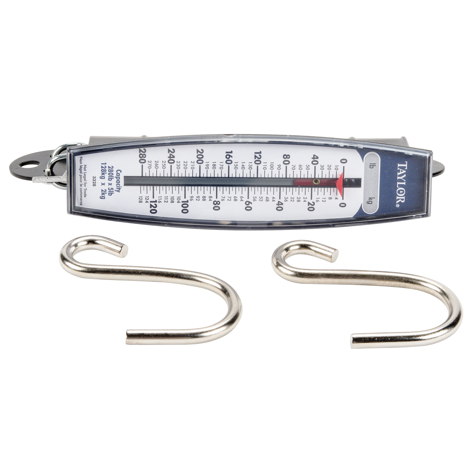 Taylor 3328 Industrial Hanging Spring Scale 280 lb. x 5 lb.