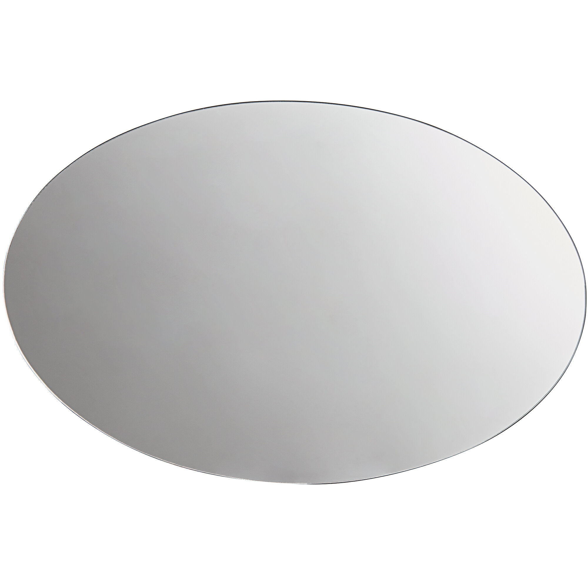 Carlisle SMO162423 24" x 16" MirAcryl™ Oval Mirror Tray