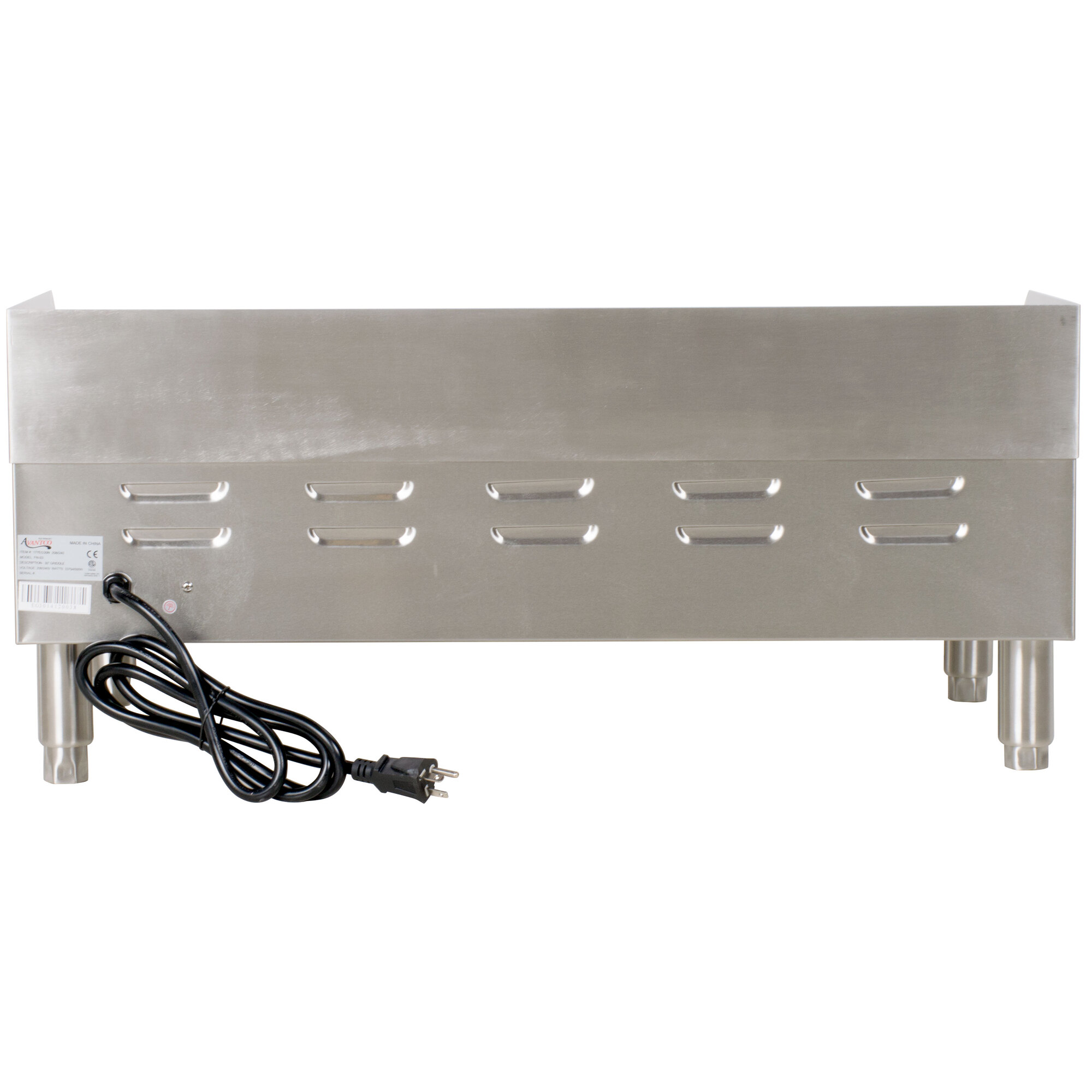 Avantco Electric Countertop Griddle 30", 208/240V