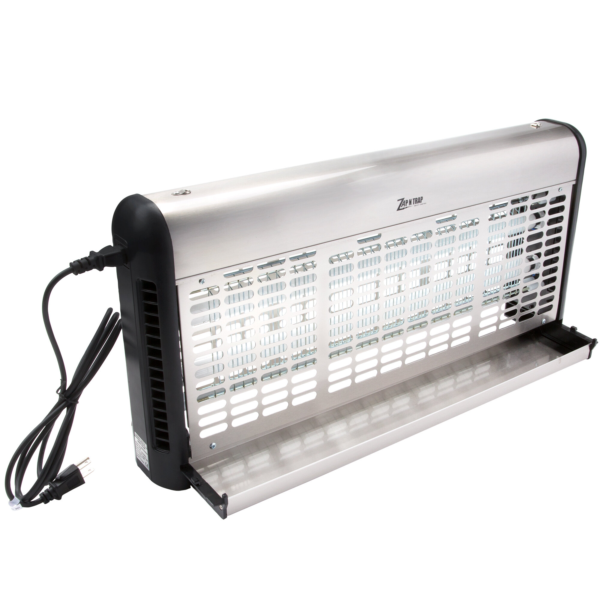 Zap N Trap Stainless Steel Insect Trap / Bug Zapper 80W