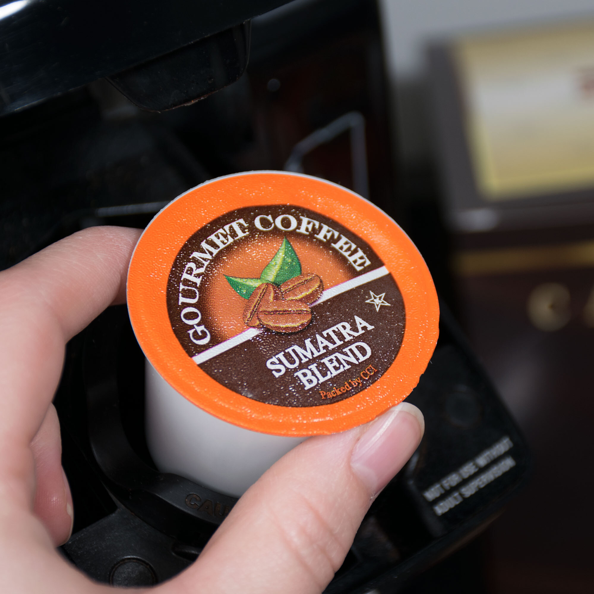 Caffe de Aroma Sumatra Blend Coffee Single Serve Cups 24/Box