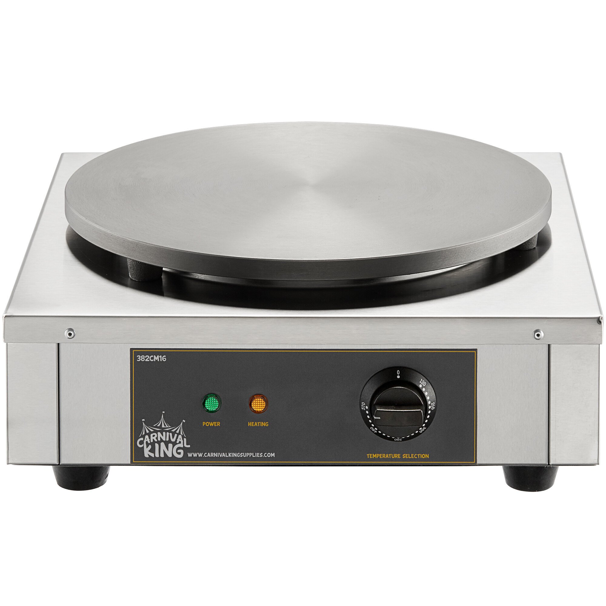 Carnival King CM16 16" Cast Iron Crepe Maker 208/240V