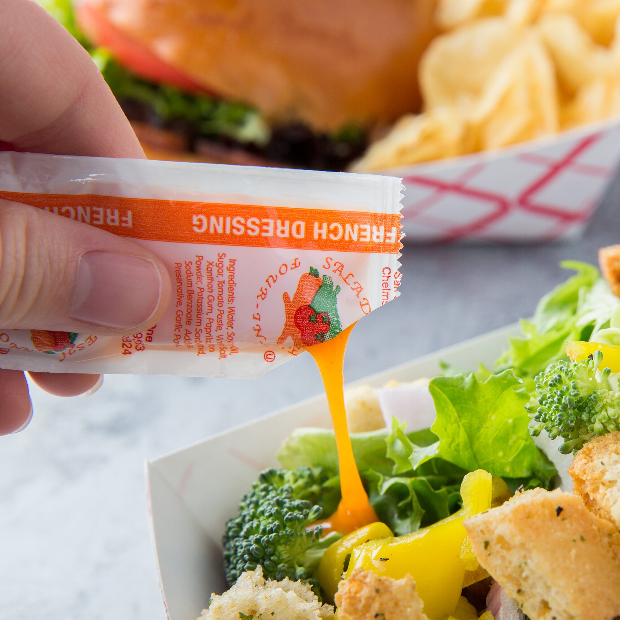 12 Gram French Dressing Portion Packets 200/Case