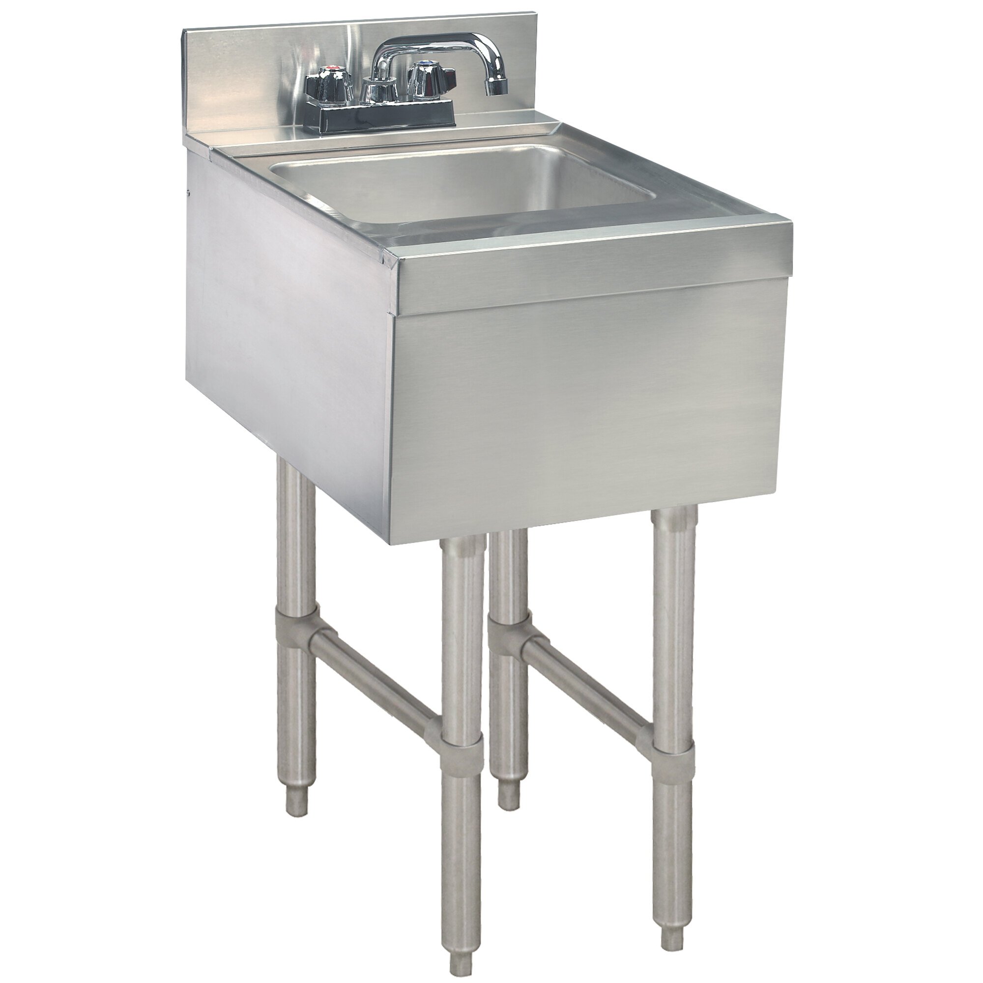 Advance Tabco CRHS15 Stainless Steel Underbar Hand Sink with Deck