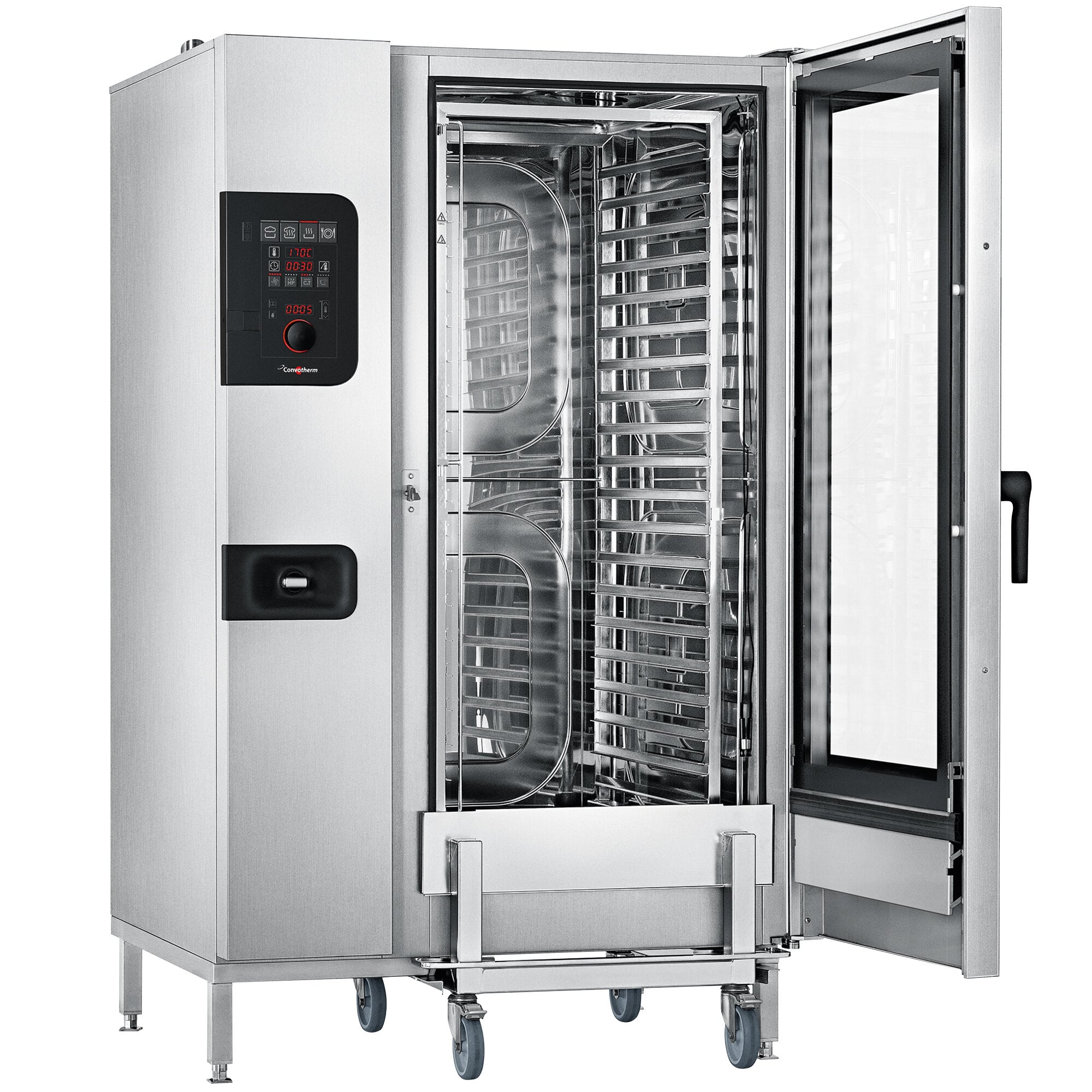 Four combiné pleine grandeur enfournable sans chaudière électrique avec contrôles EasyDial Convotherm C4ED20.20ES - 208V, 3 Phase, 66.4 kW — image 2