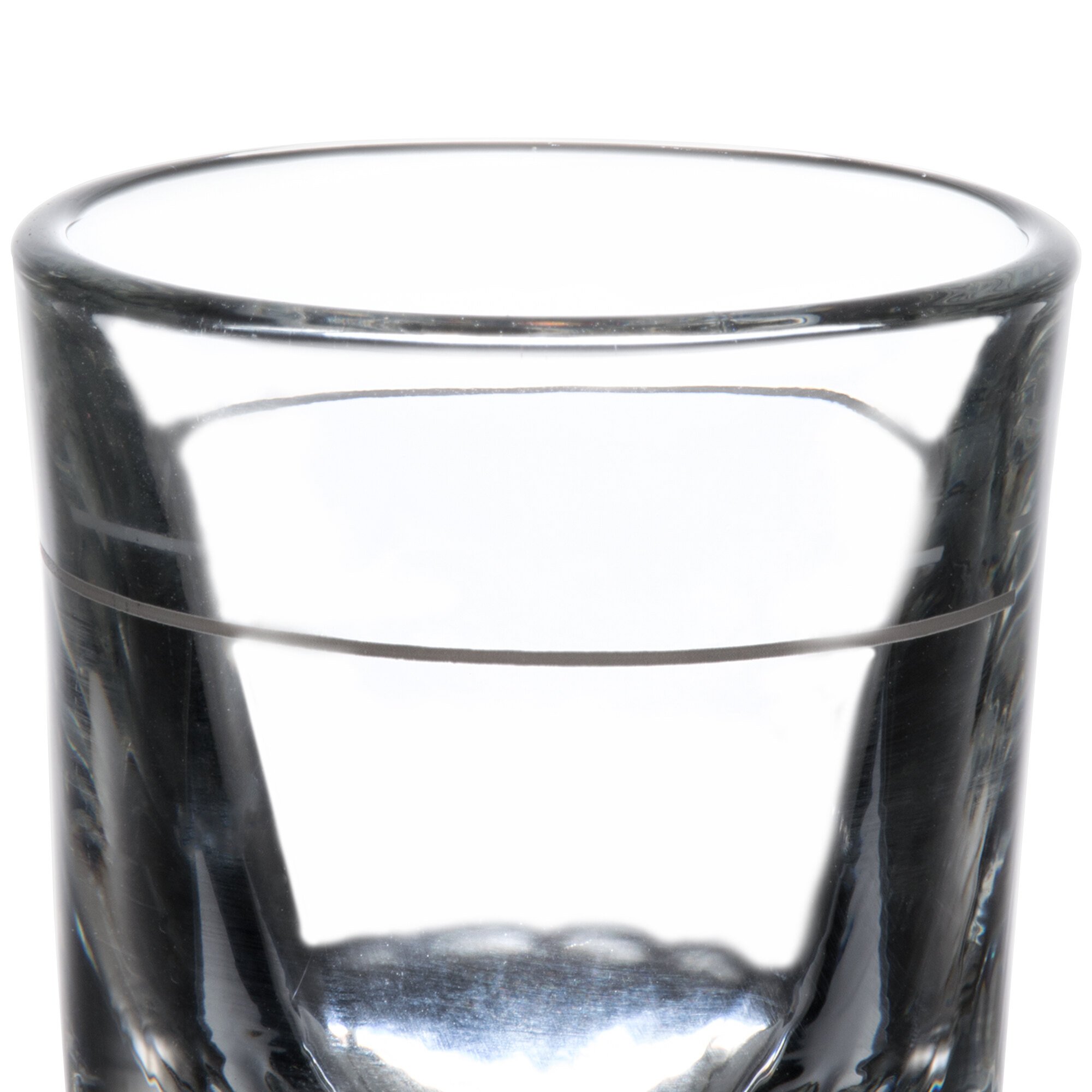 Libbey 5126/A0007 2 oz. Fluted Shot Glass with 1 oz. Pour Line 12/Pack