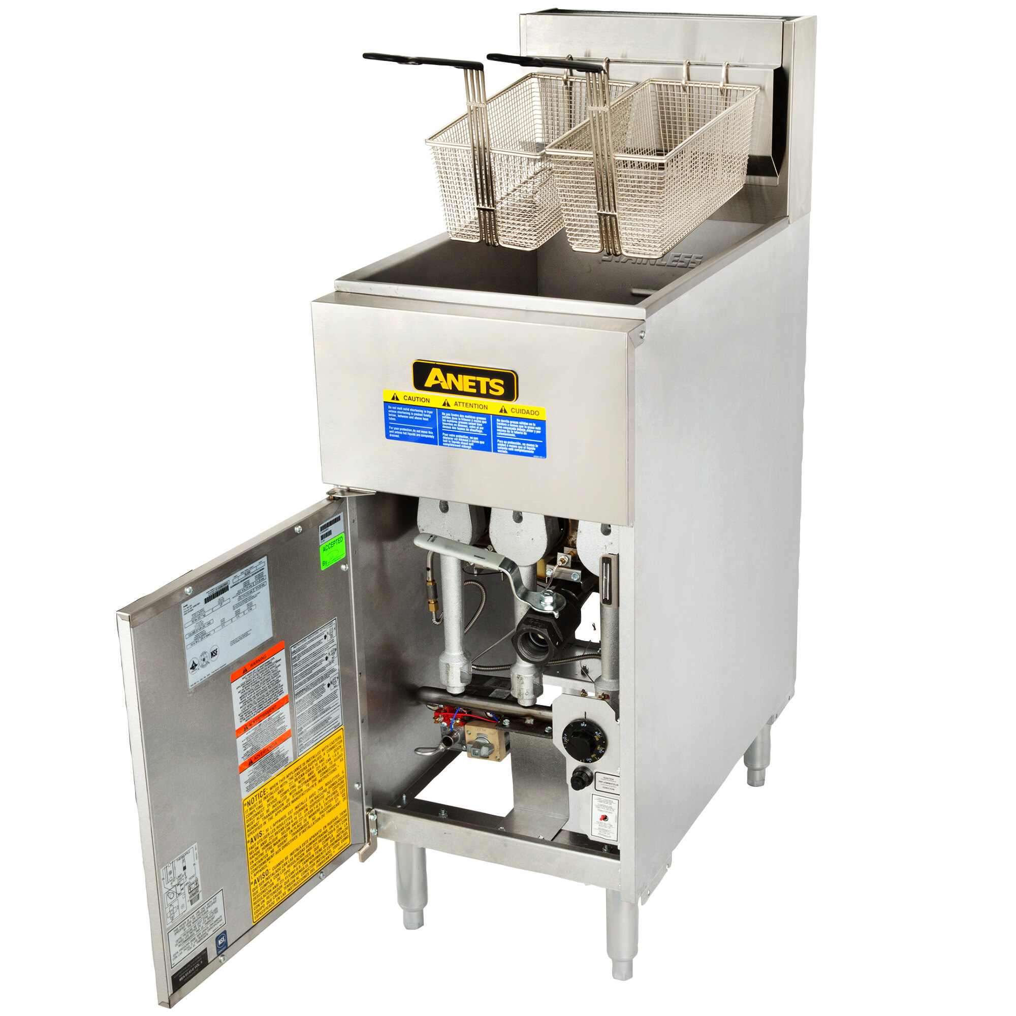 SLG50 Liquid Propane 4050 lb. SilverLine Fryer 120,000 BTU