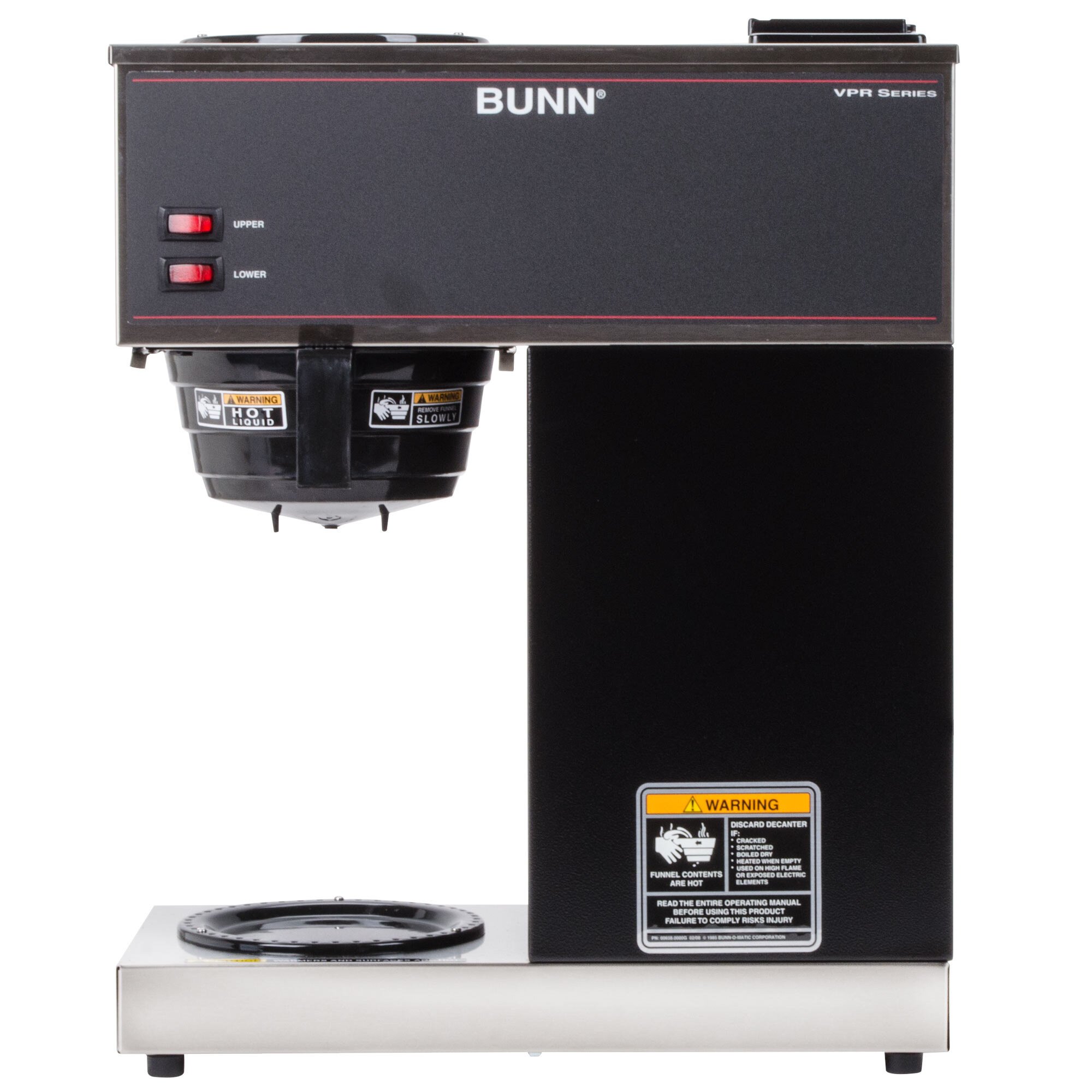 Bunn 33200.0000 VPR 12 Cup Pourover Coffee Brewer with 2 Warmers 120V