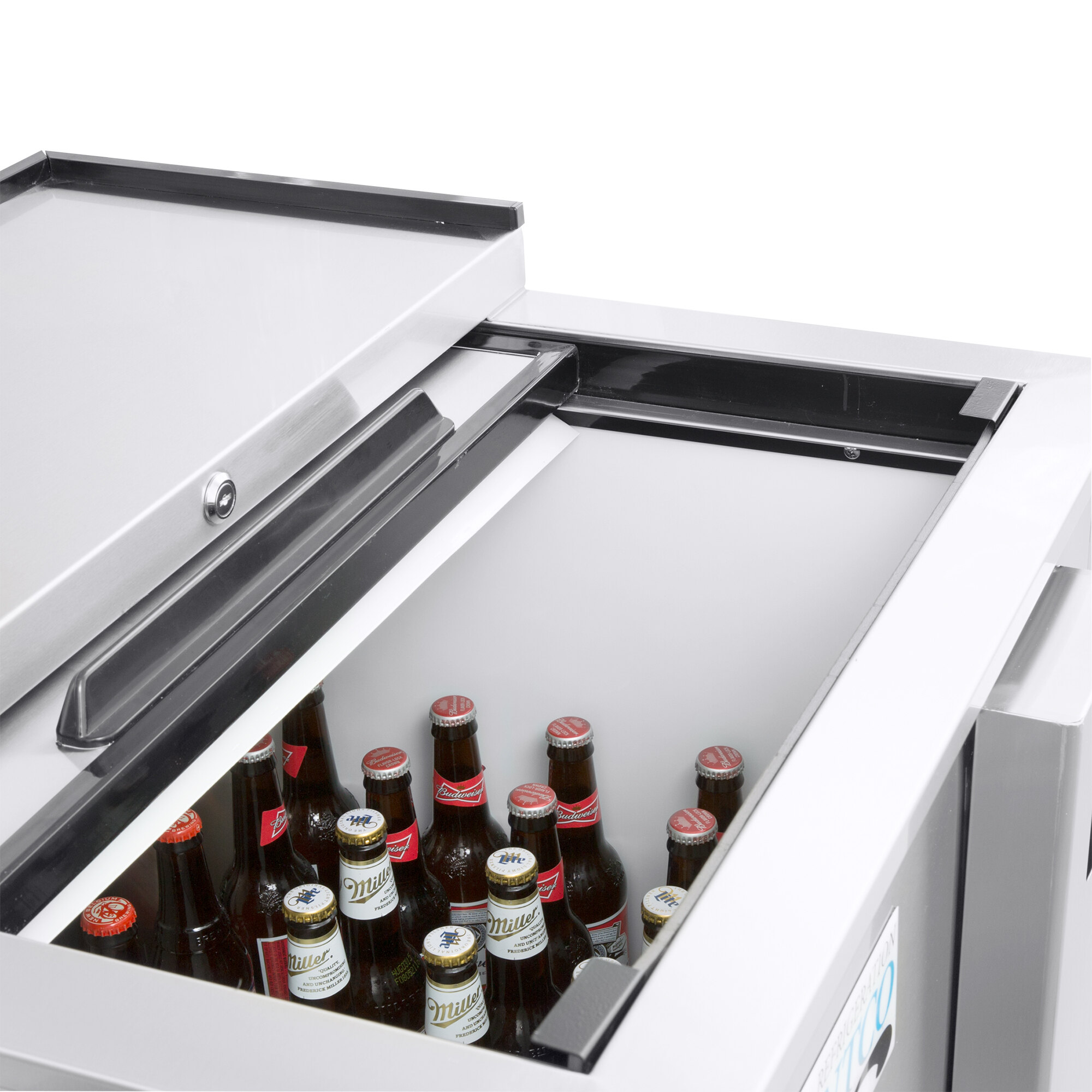 Avantco JBC25S 25" Stainless Commercial Horizontal Beer Bottle Cooler