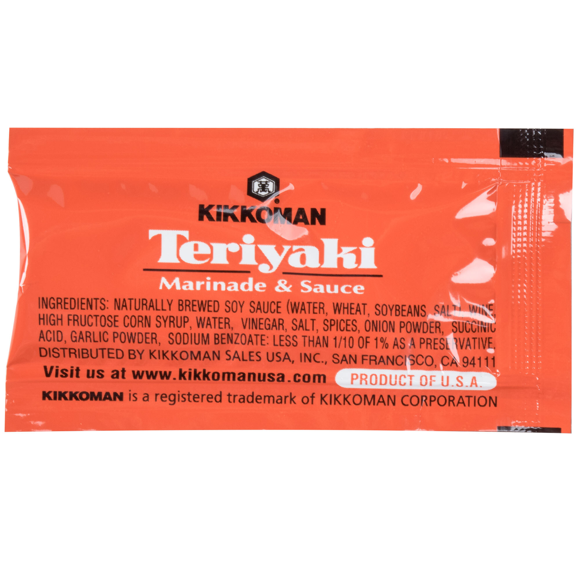 Kikkoman Teriyaki Marinade & Sauce 6 mL Packet 200/Case
