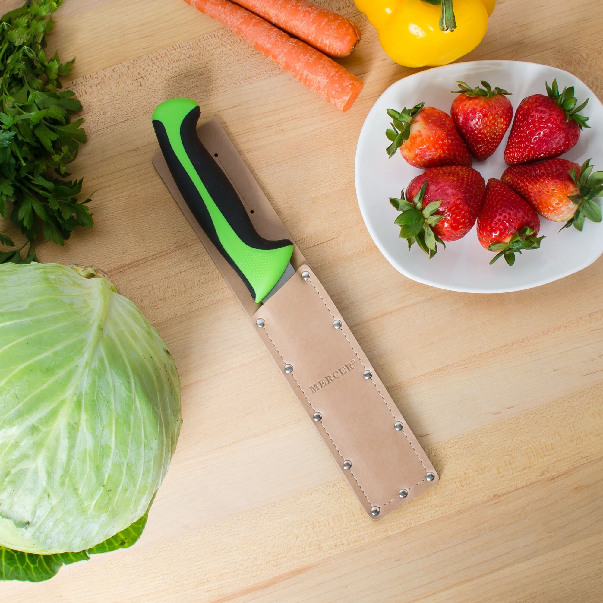 Mercer Culinary M23841 12" Leather Sheath for M234840 Produce Knife