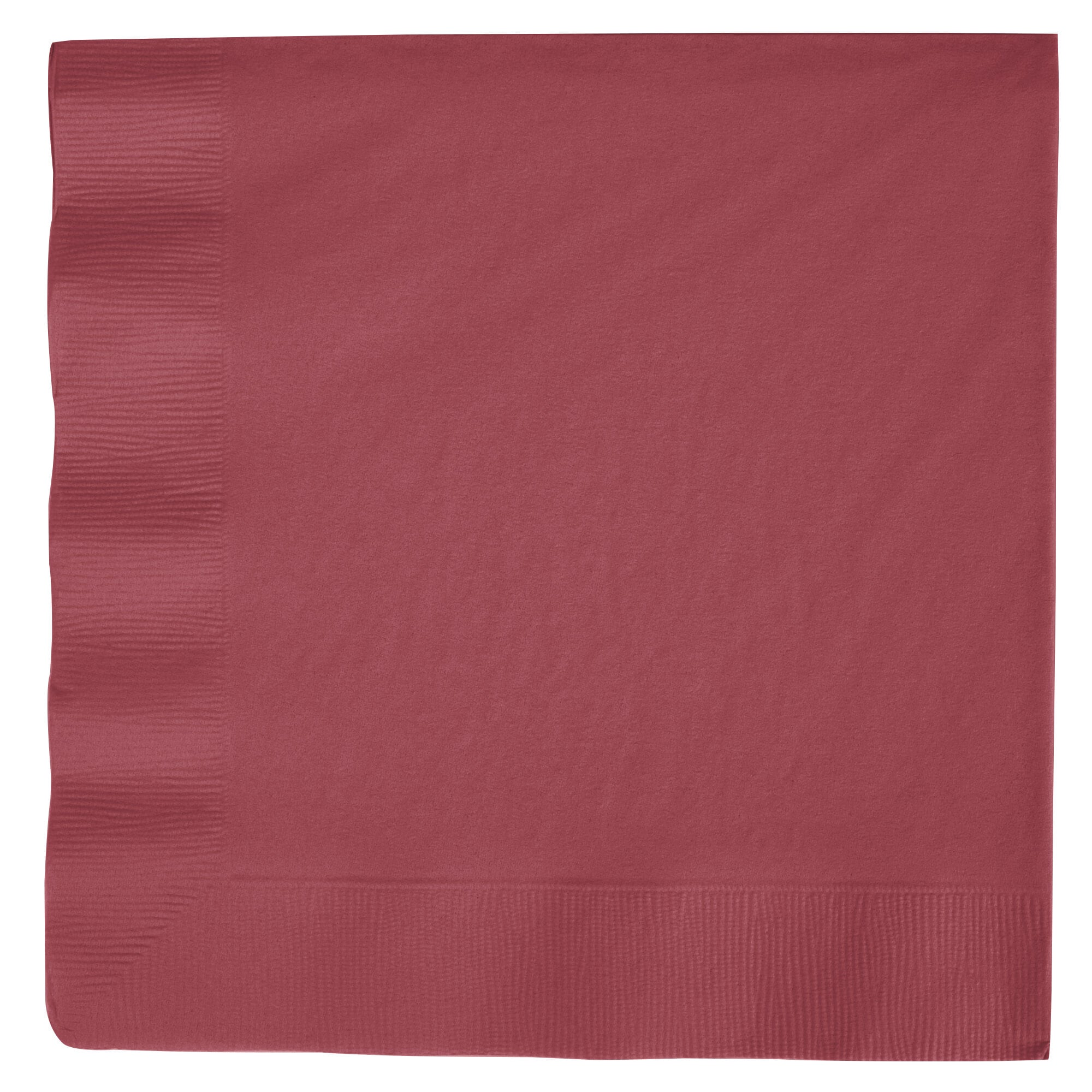 Burgundy Paper Dinner Napkins, 3Ply Creative Converting 593122B