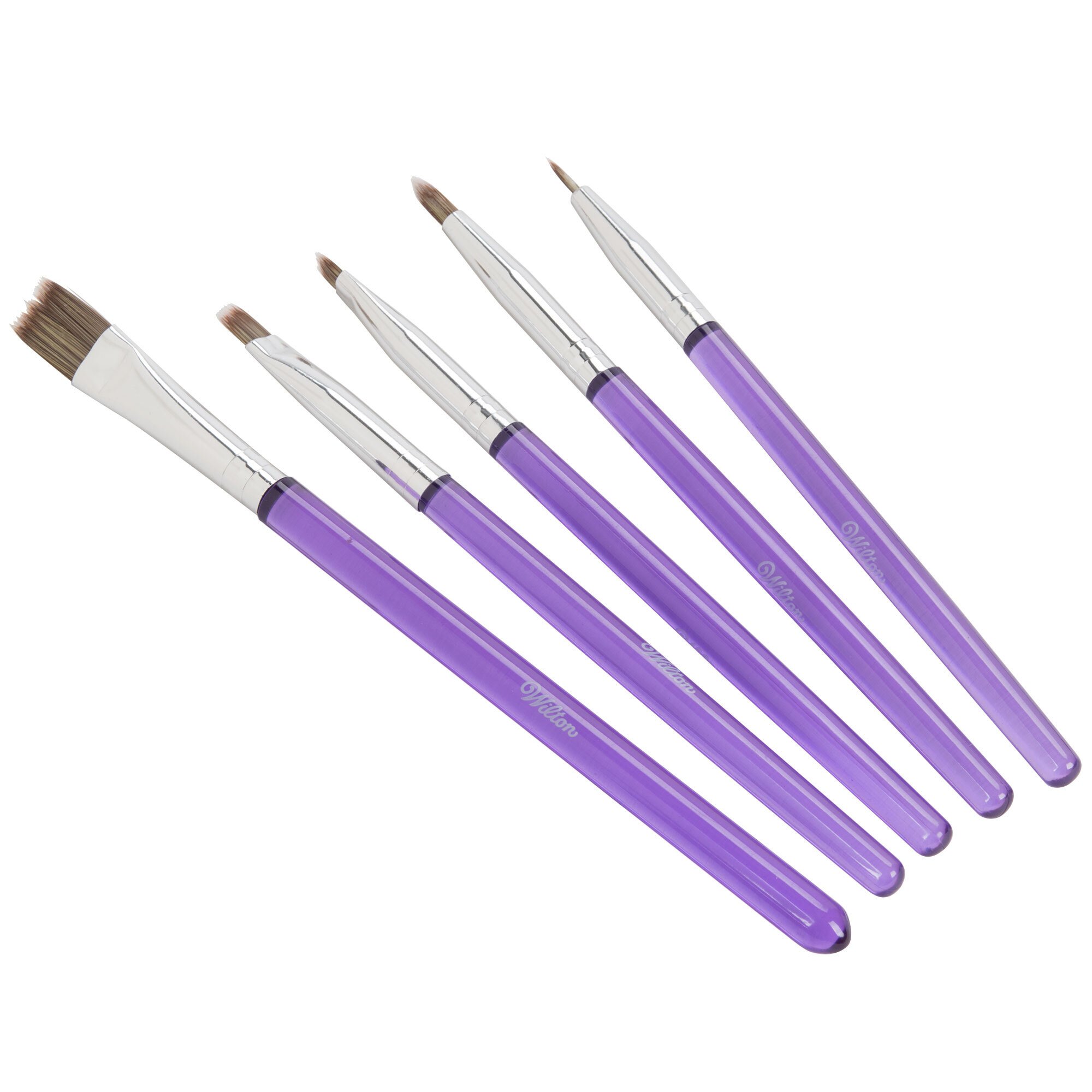 Wilton 1907-1352 5 Piece Decorating Brush Set