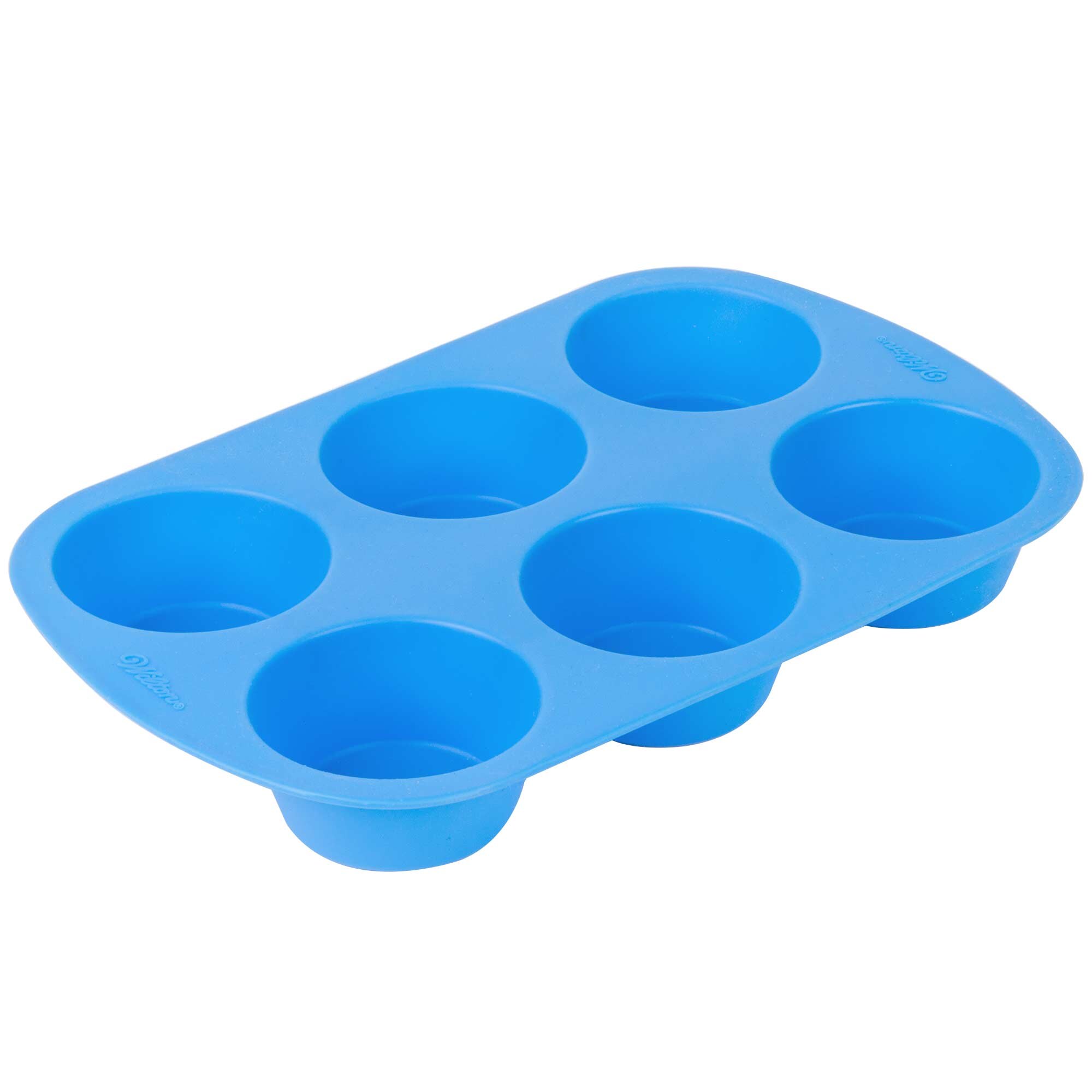 Wilton 2105-4802 Easy-Flex Silicone 6-Cup Muffin Mold