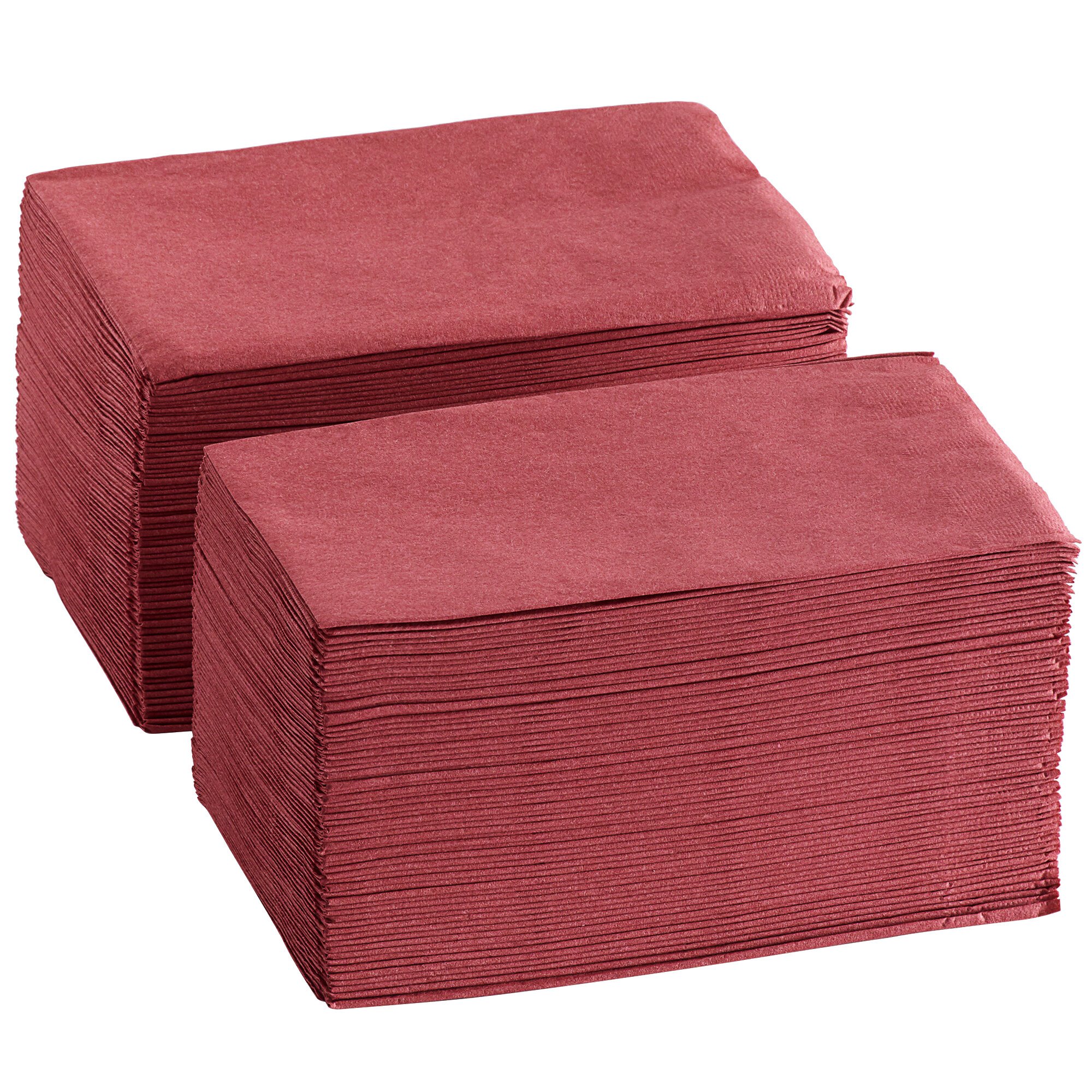 Burgundy Paper Dinner Napkin, Choice 2Ply, 15" x 17" 125/Pack