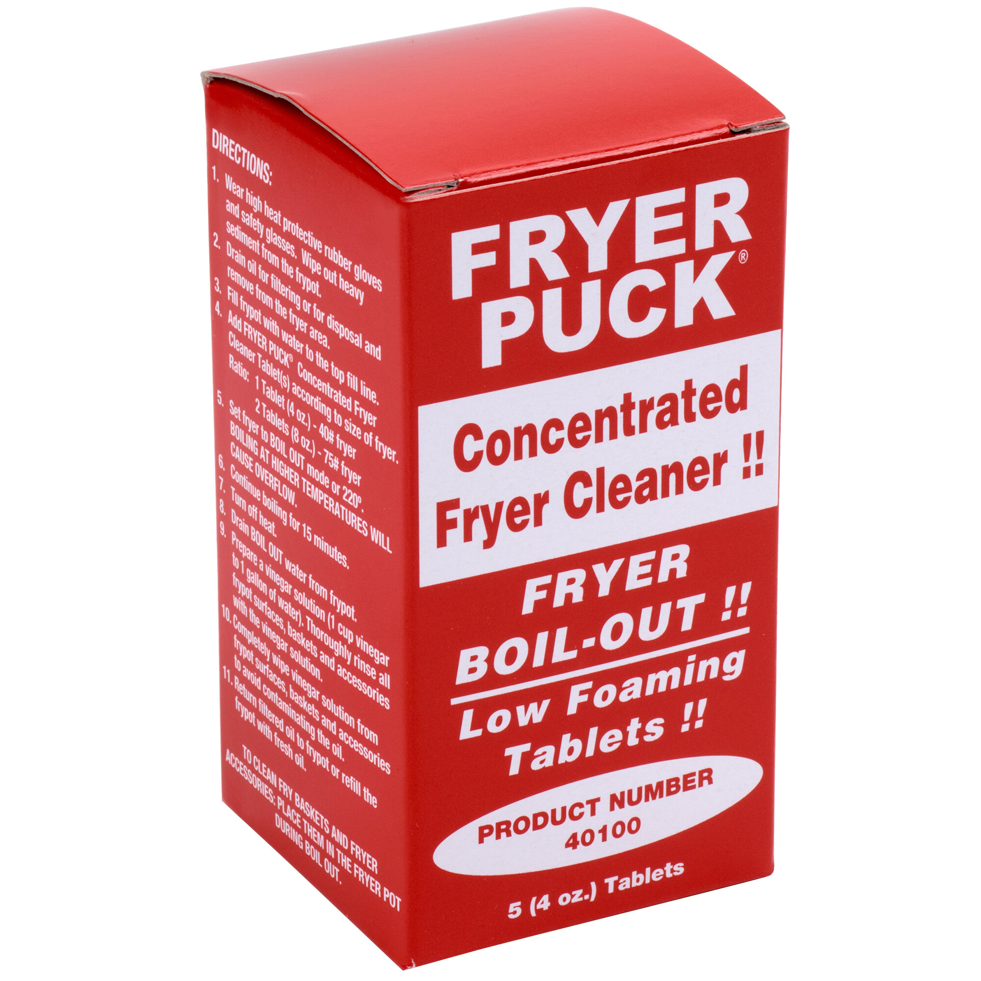 Fryer Puck 401304001 4 oz. Deep Fat Fryer Cleaning Tablet 5/Pack