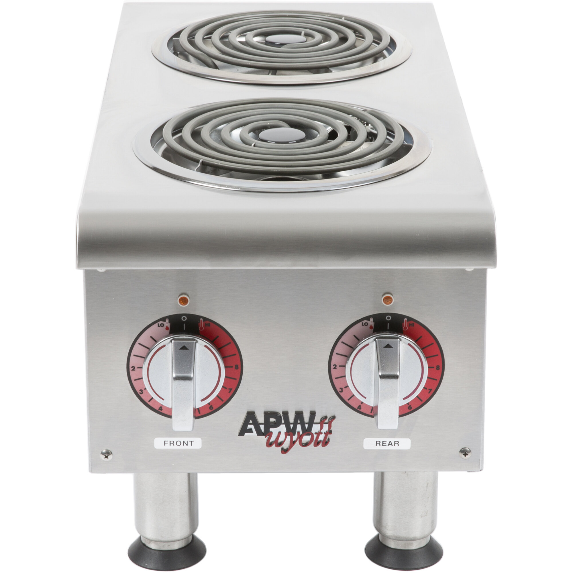 APW Wyott EHPi Dual Burner Countertop Electric Range 240V