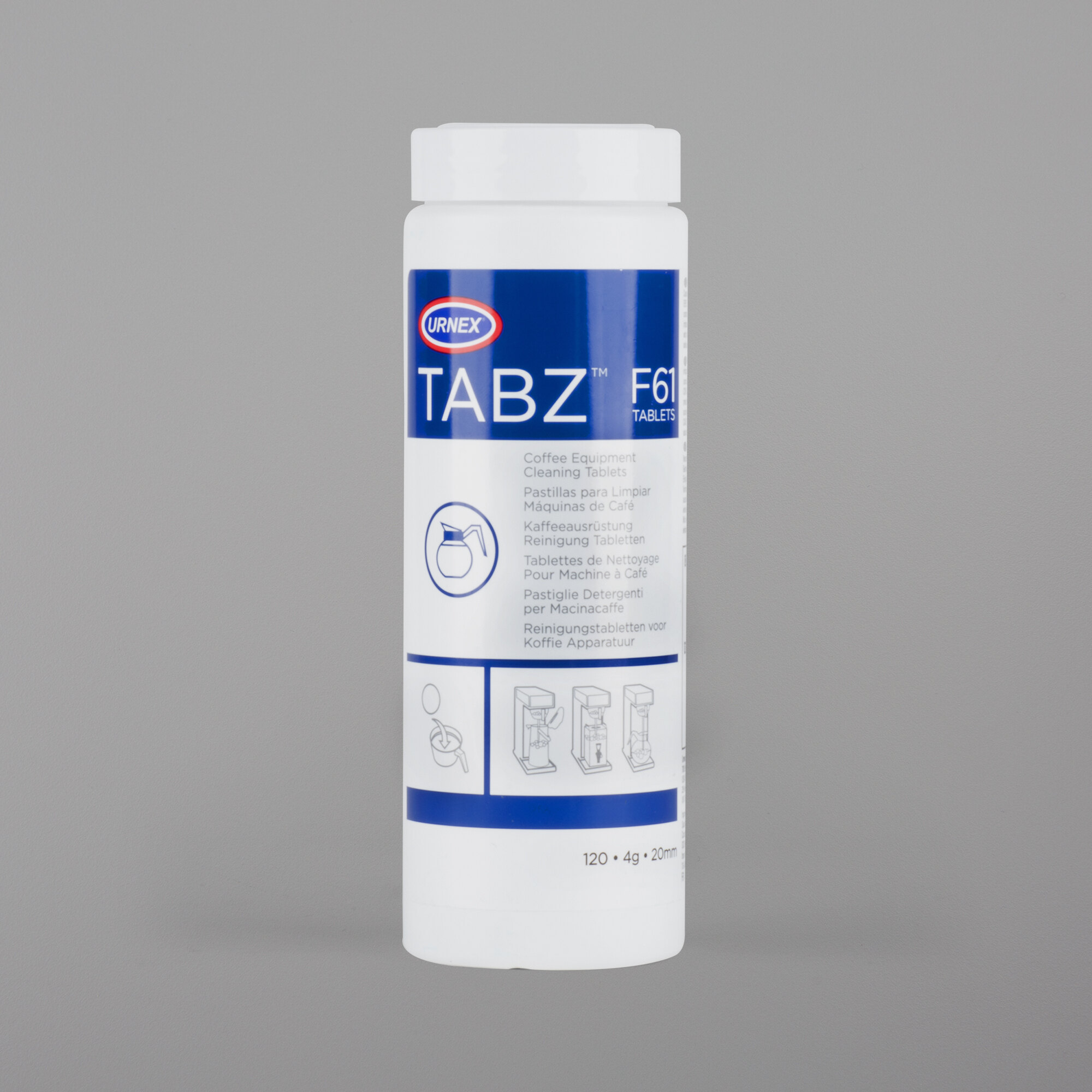 Urnex 13F61UX12012 Tabz Coffee Equipment Cleaning Tablets