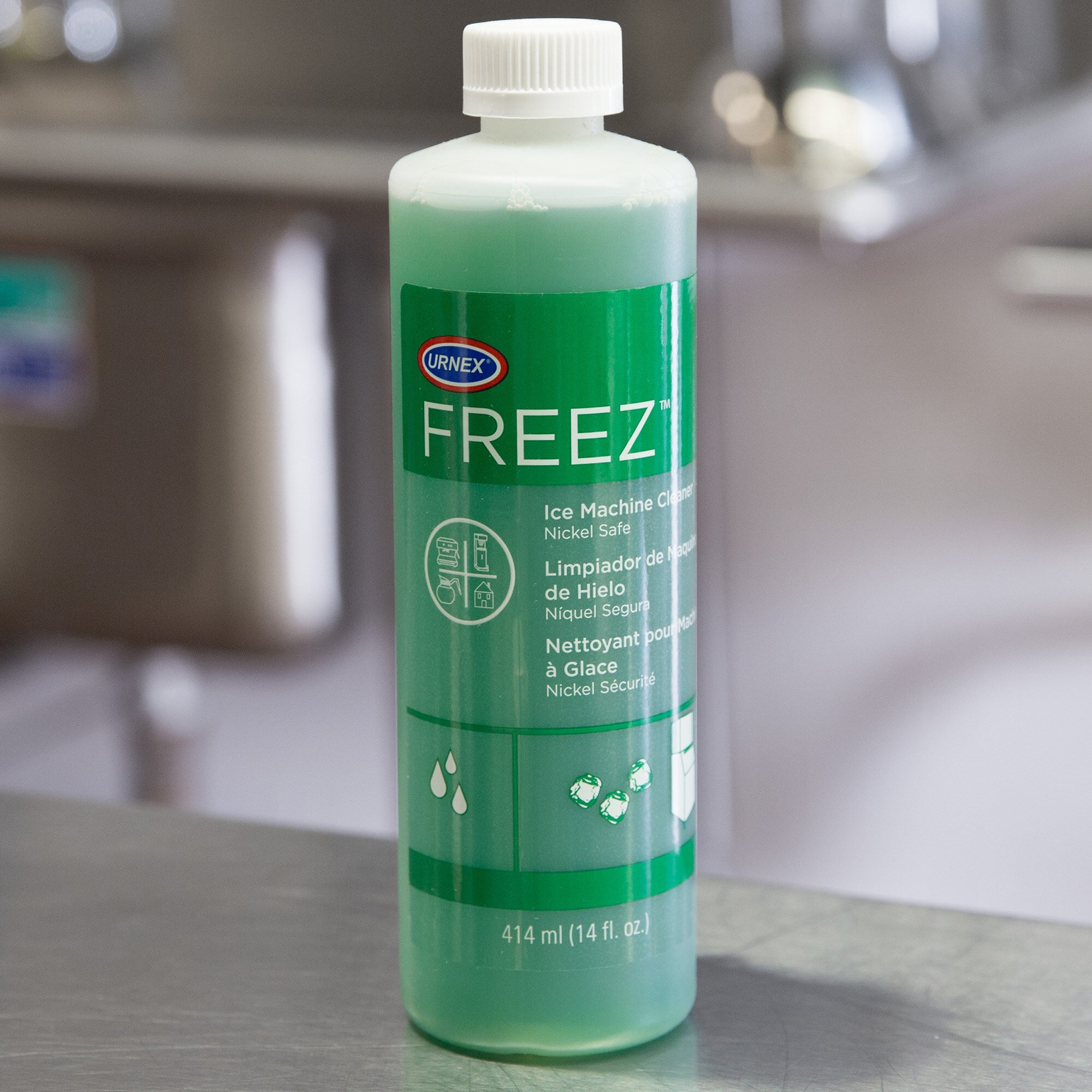 Urnex 15FRZ1214 14 oz. Freez Nickel Safe Ice Machine Cleaner