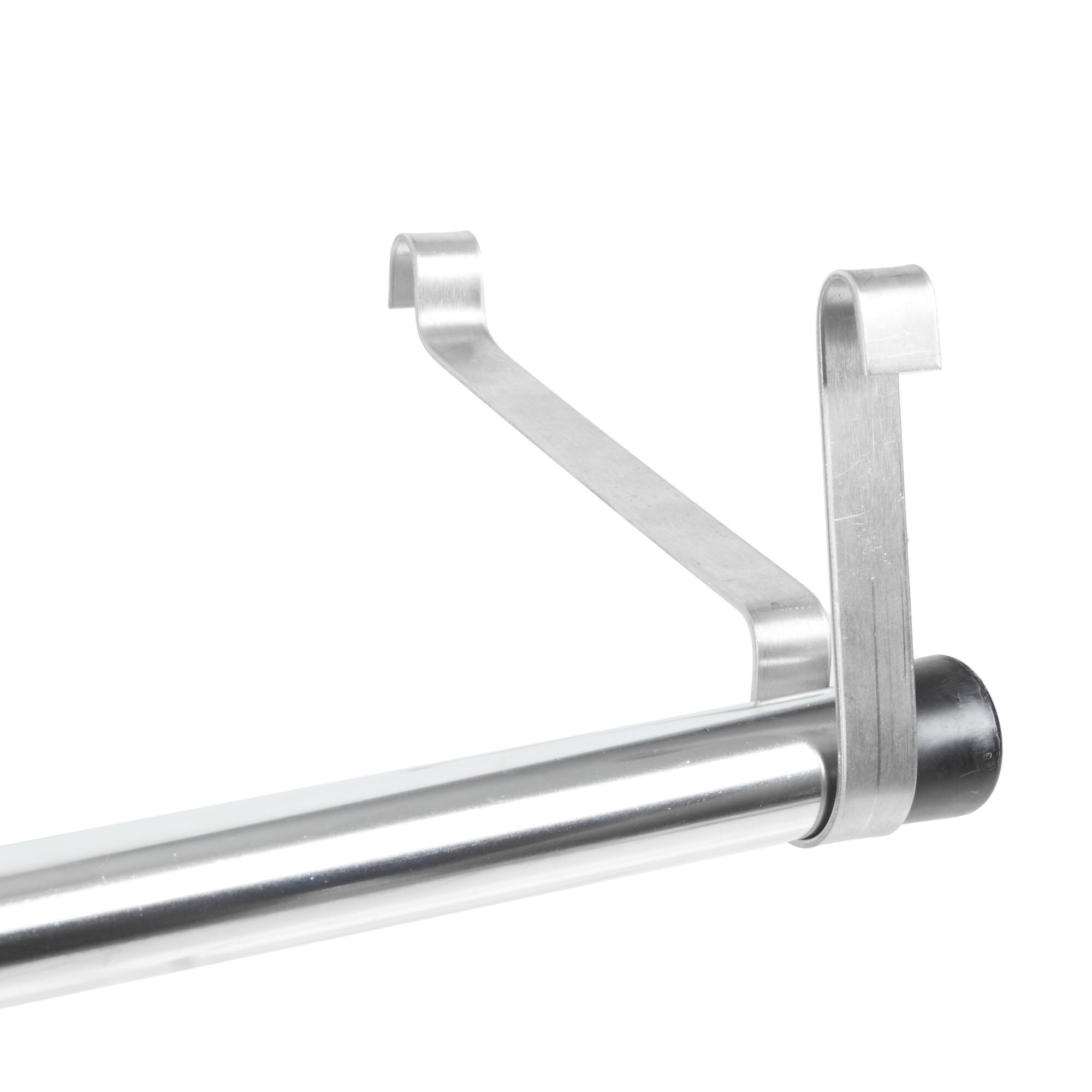 Metro AT4824NC 48" Garment Hanger Tube with Brackets for 24" Wide Shelves