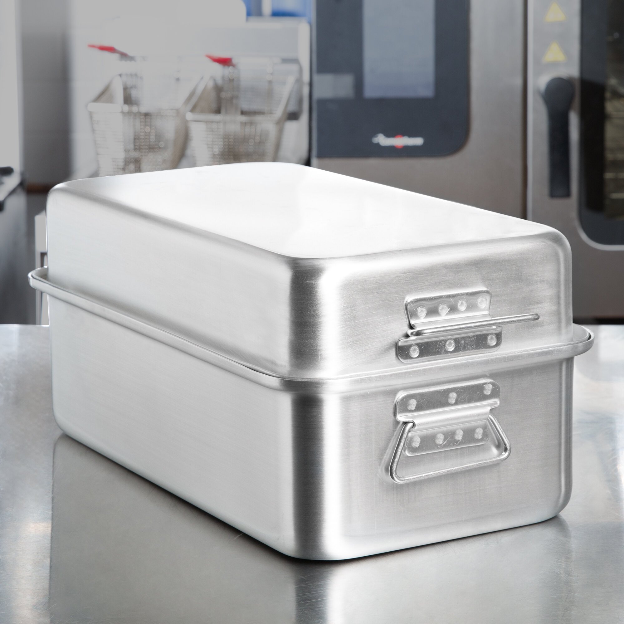 Vollrath 68367 WearEver 17.25 Qt. Aluminum Roasting Pan with Handles