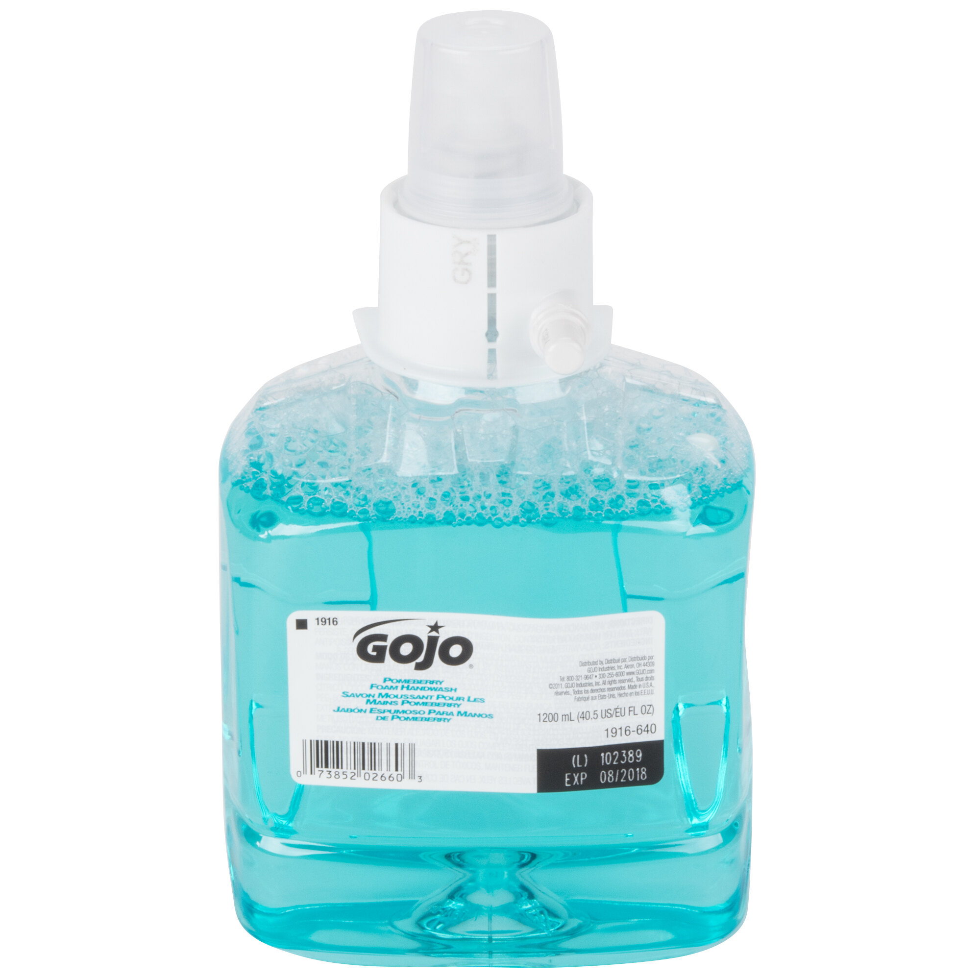 GOJO® 191602 LTX Pomeberry 1200 mL Pomegranate Foaming Hand Soap