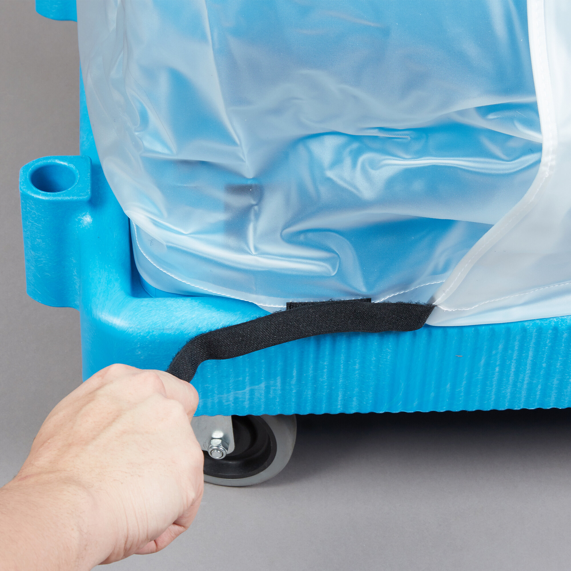 Carlisle RDC107 OptiClean 48" Clear Glass Rack Dust Cover