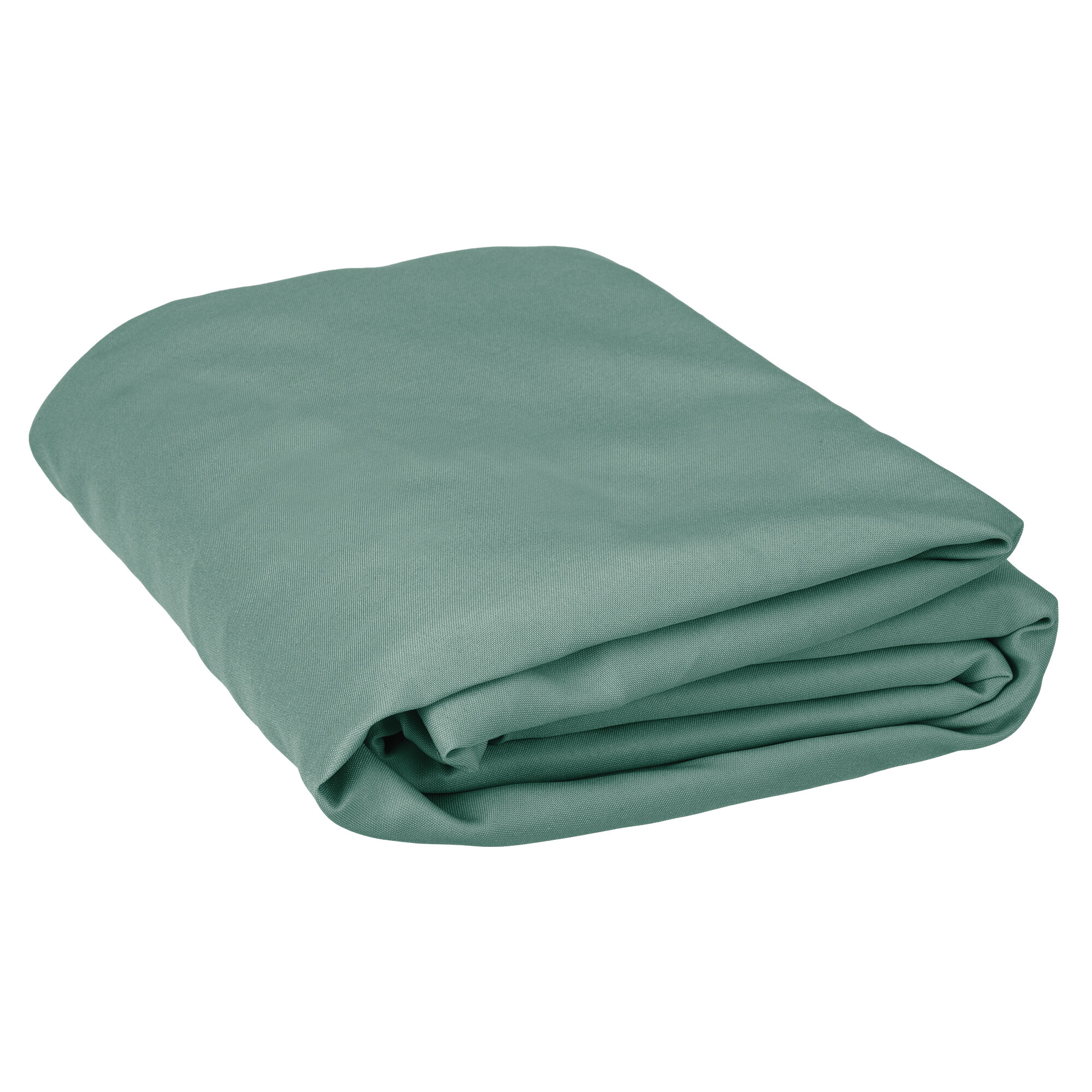 Intedge 120" Round Seafoam Green 100 Polyester Hemmed Cloth Table Cover