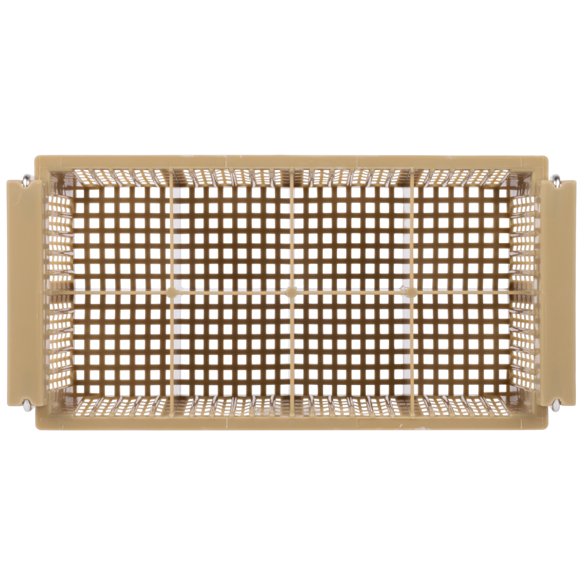 8 Compartment Half Size Flatware Rack with Handles