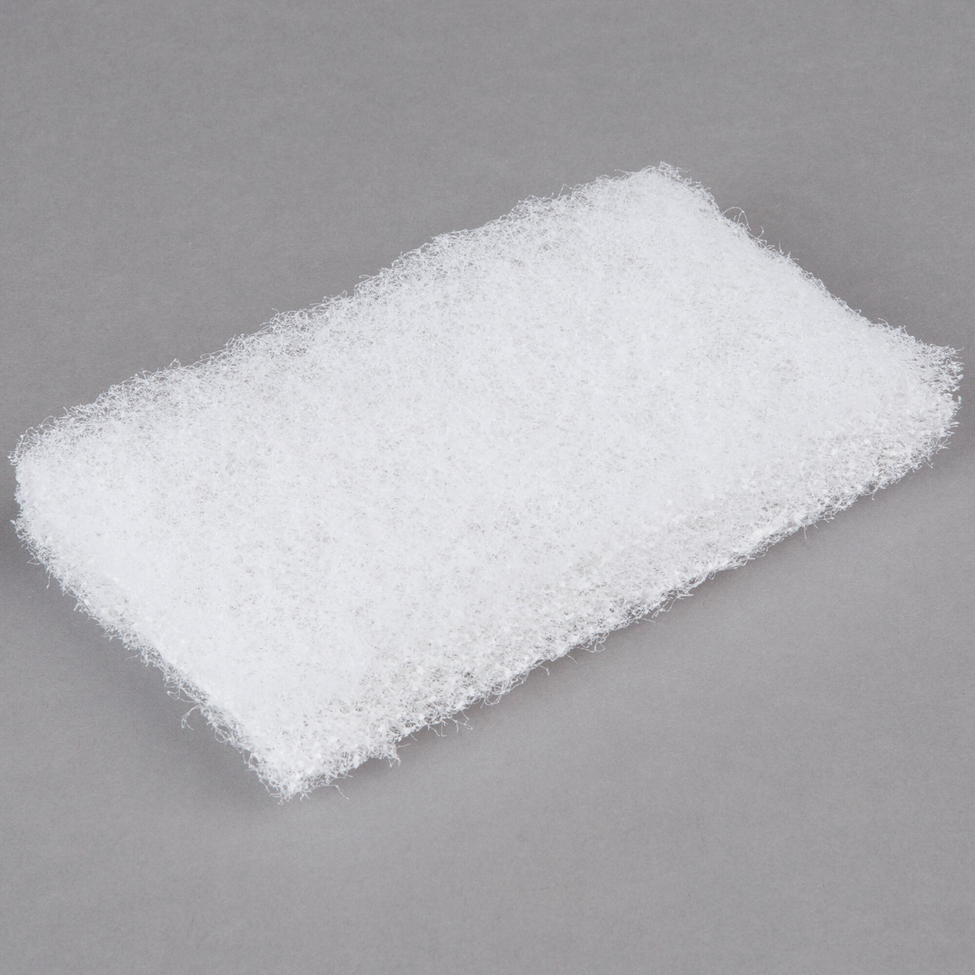 Scrubble By ACS 90030 6" x 3 1/2" LightDuty White Scouring Pad 40/Case