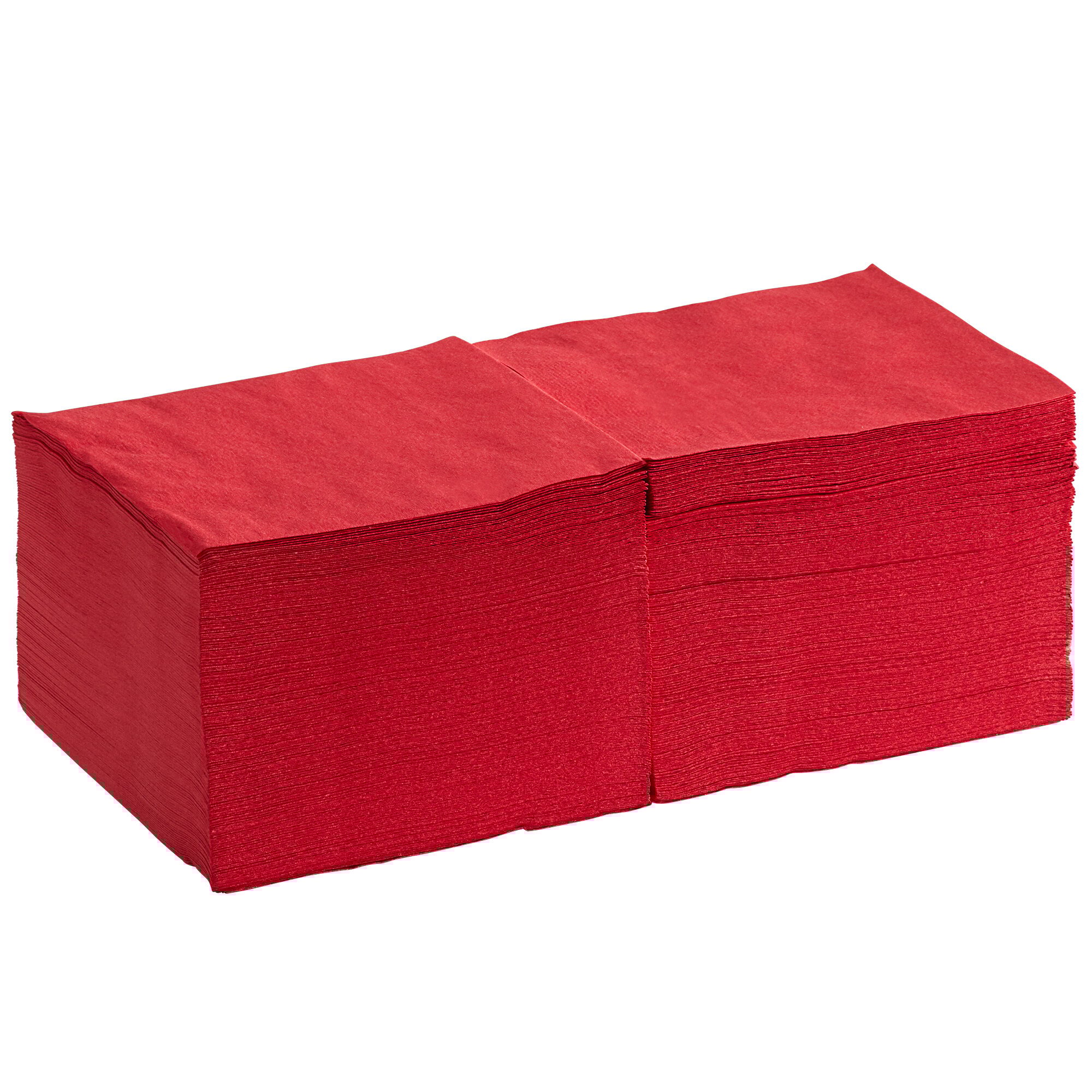 Red Cocktail Napkins (2Ply, Customizable) 1000/Case