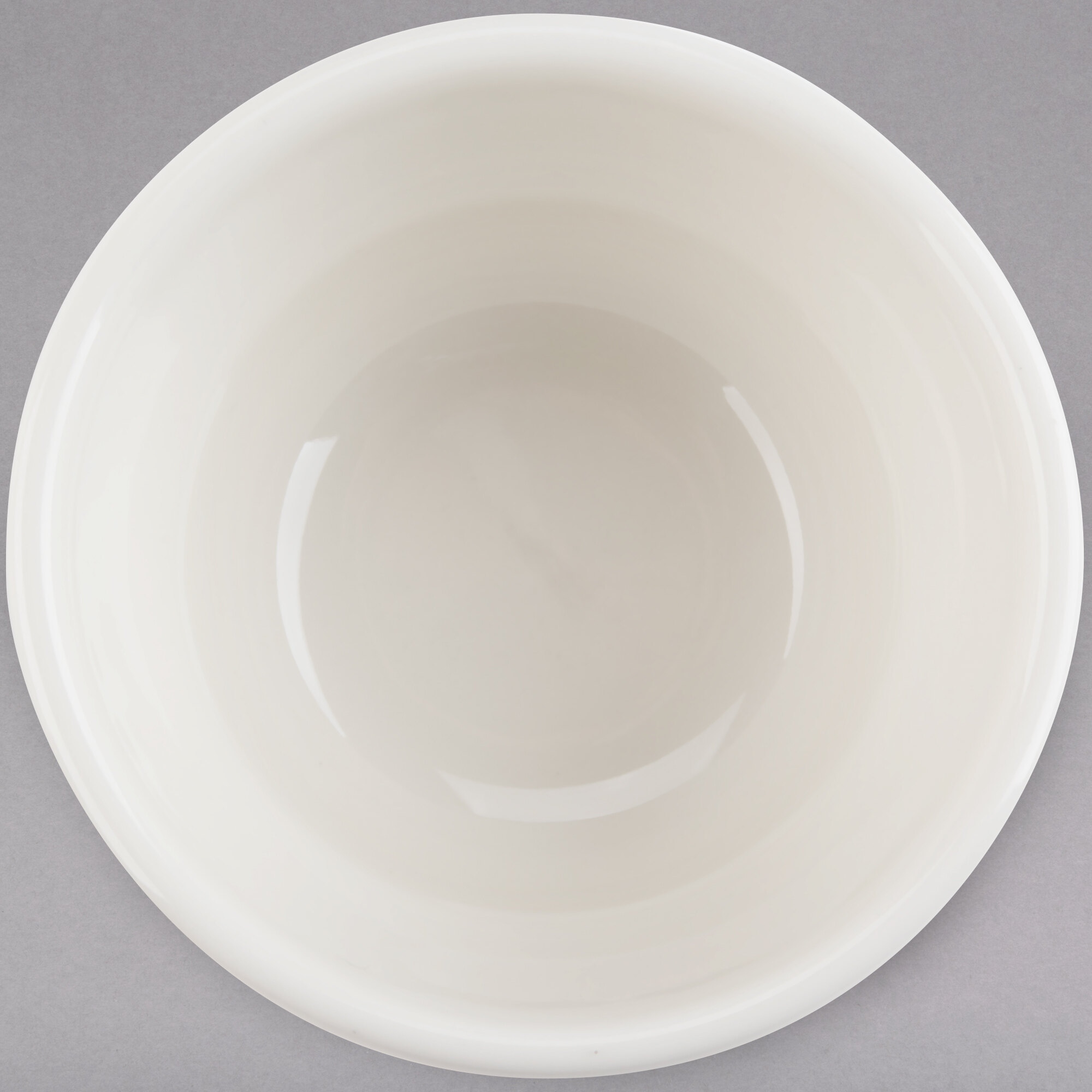 Tuxton TRE-046 Reno / Nevada 7 oz. Eggshell China Bouillon Cup - 36/Case
