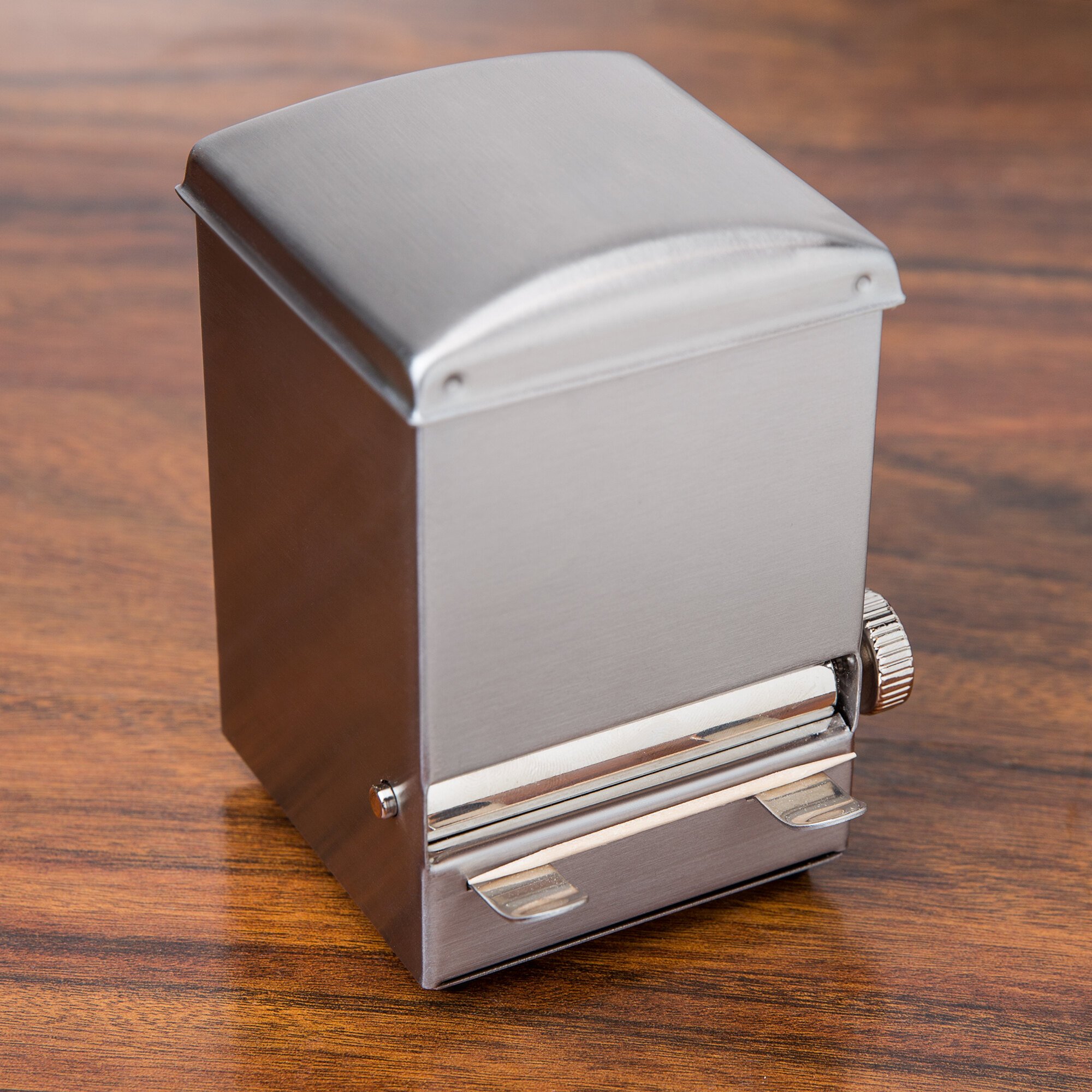 Tablecraft 236 Stainless Steel Toothpick Dispenser