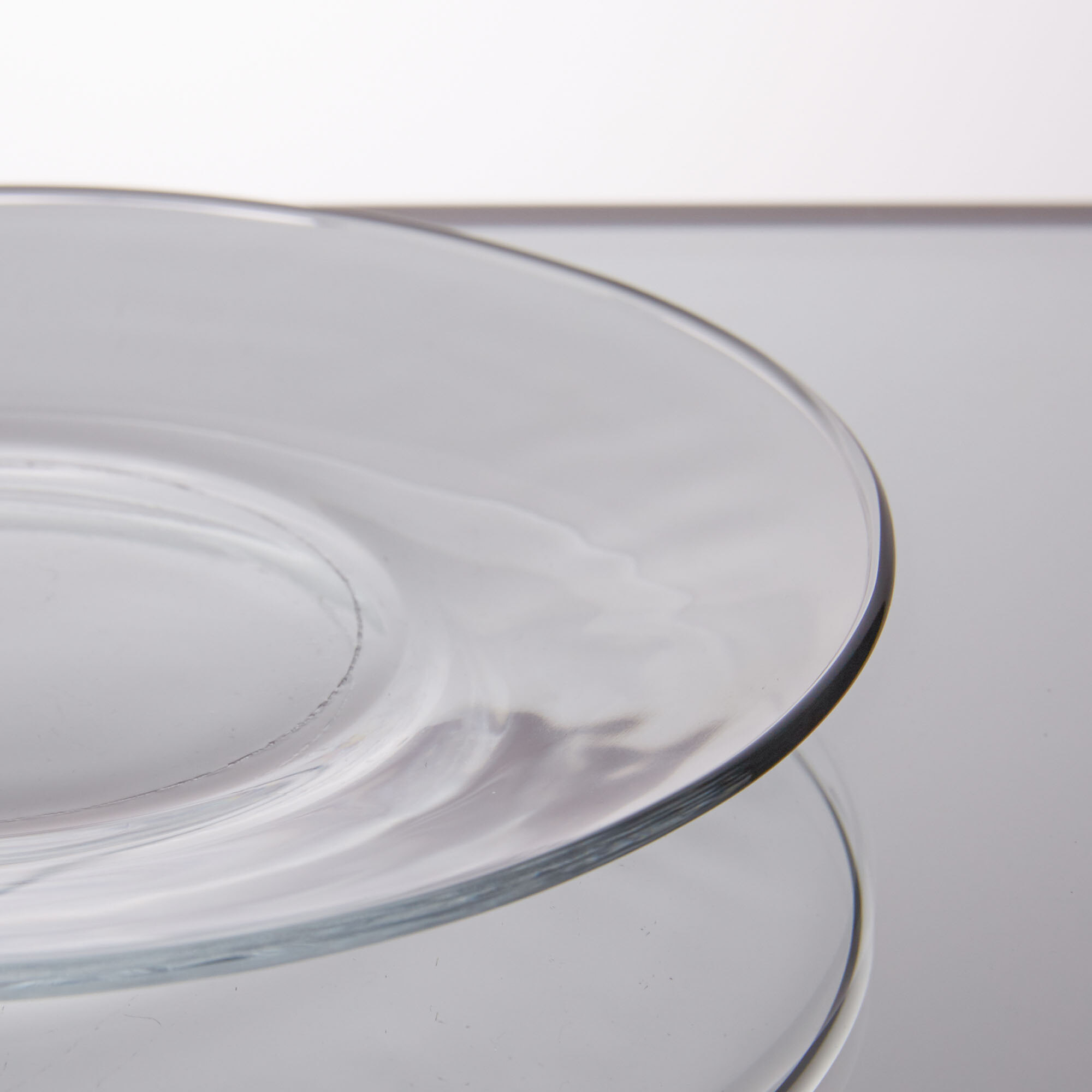 Libbey 5335 Moderno 6 1/4" Glass Salad / Dessert Plate 36/Case