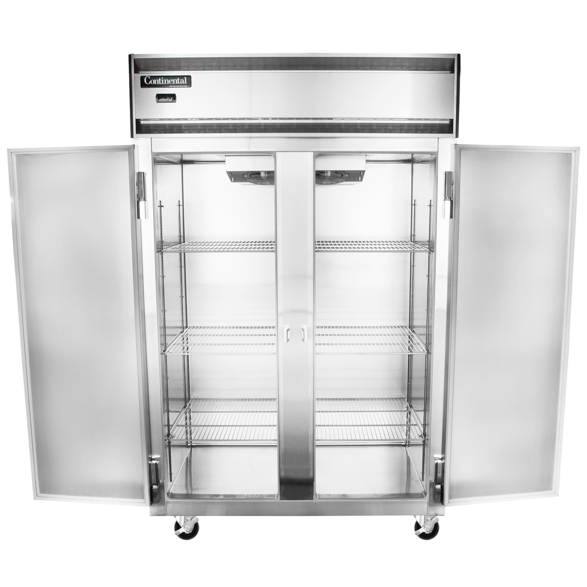 Continental Refrigerator 2RE 57" Two Section Extra Wide ReachIn
