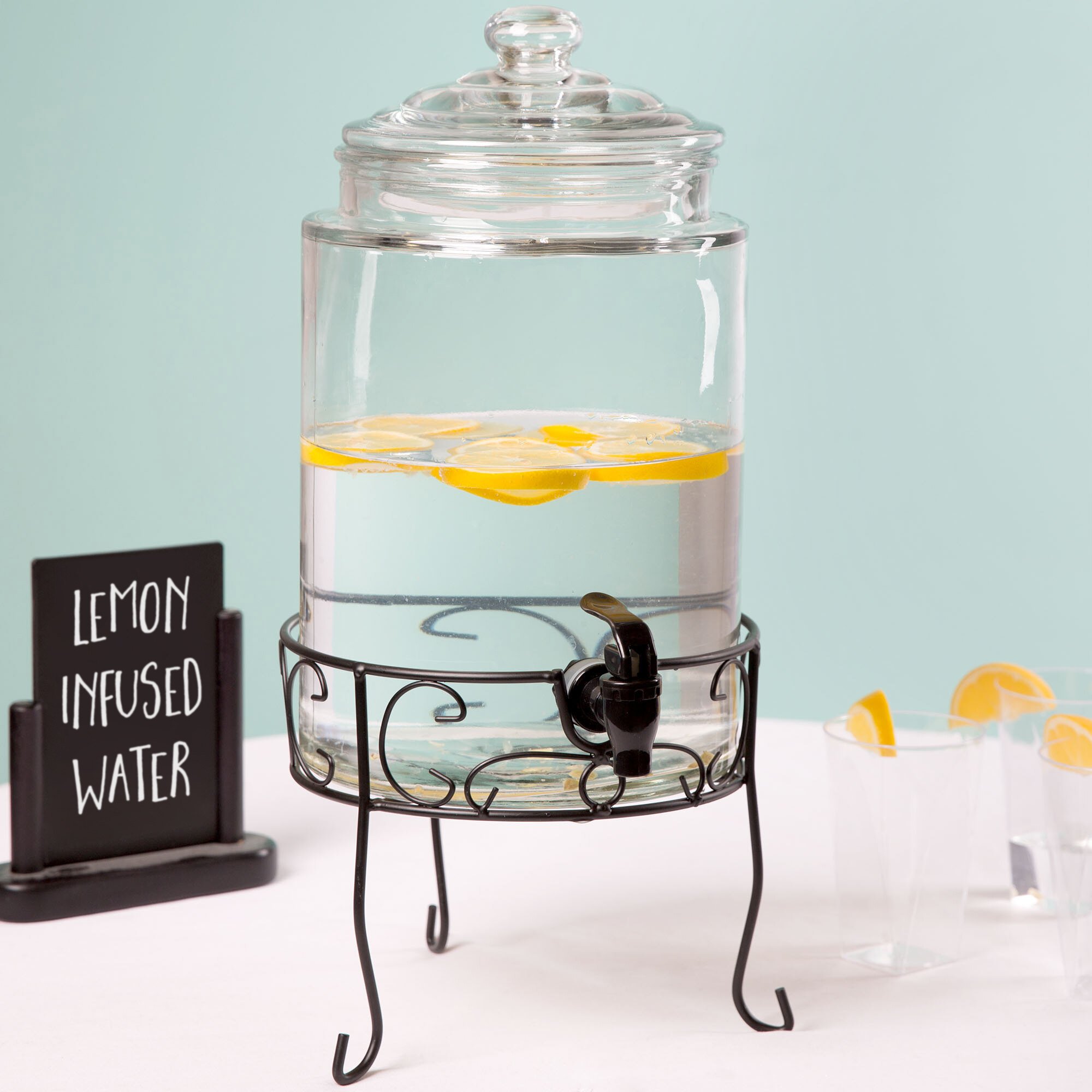 Core 1.75 Gallon Glass Beverage Dispenser