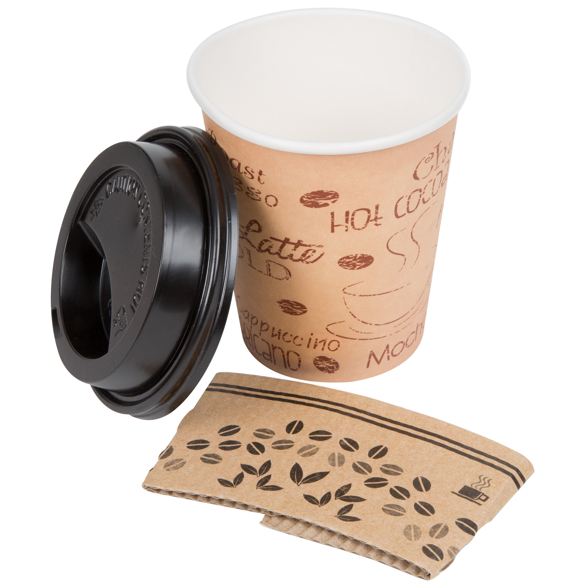 paper hot cups with lids