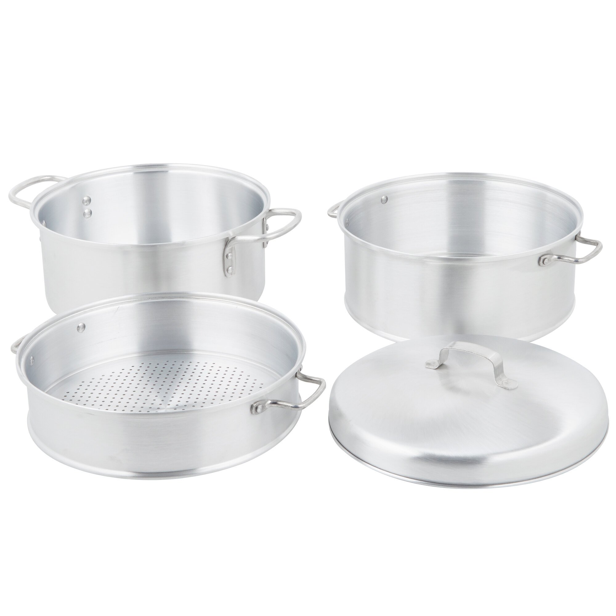 induction hob steamer set 3 tier