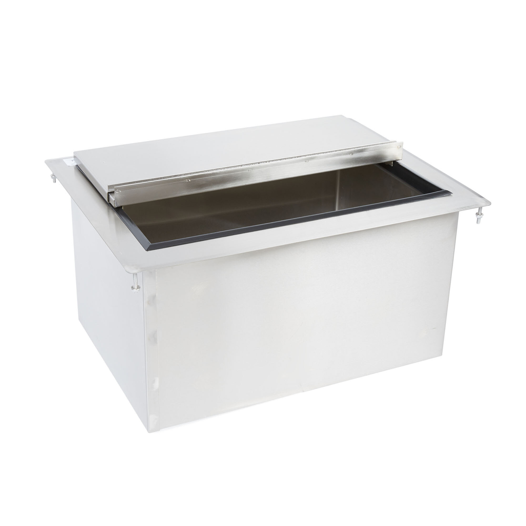 Regency 18" x 24" Stainless Steel Drop-In Ice Bin Regency 18 X 24 Stainless Steel Drop In Ice Bin