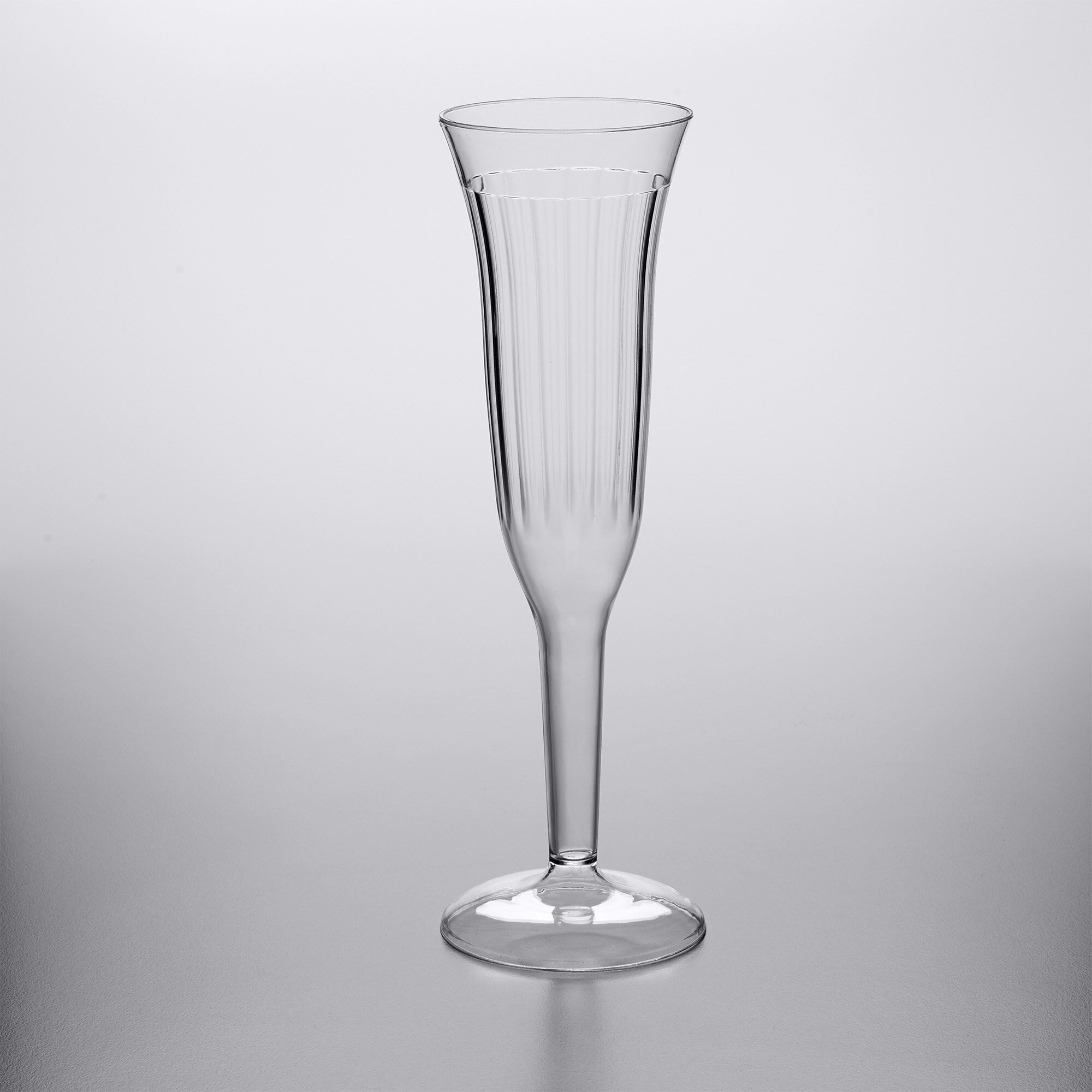 Bulk Plastic Champagne Flutes Clear 5 Oz 96case 7051