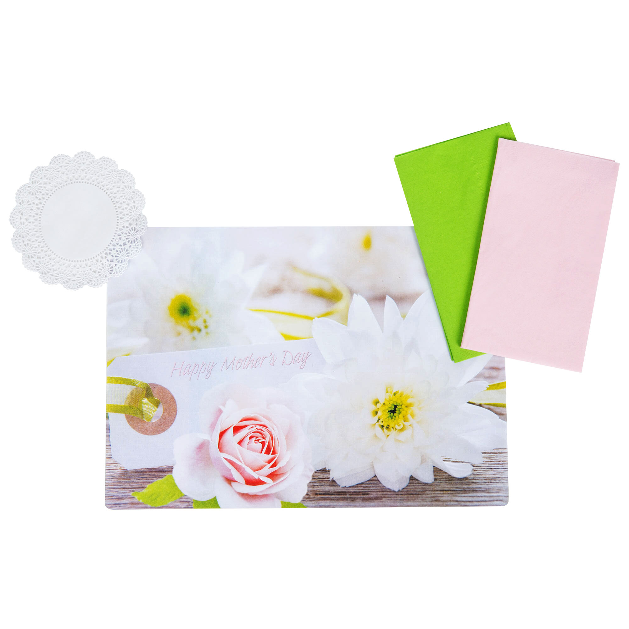 Hoffmaster 856779 10" x 14" Mother's Day Placemat Combo Pack 250/Case