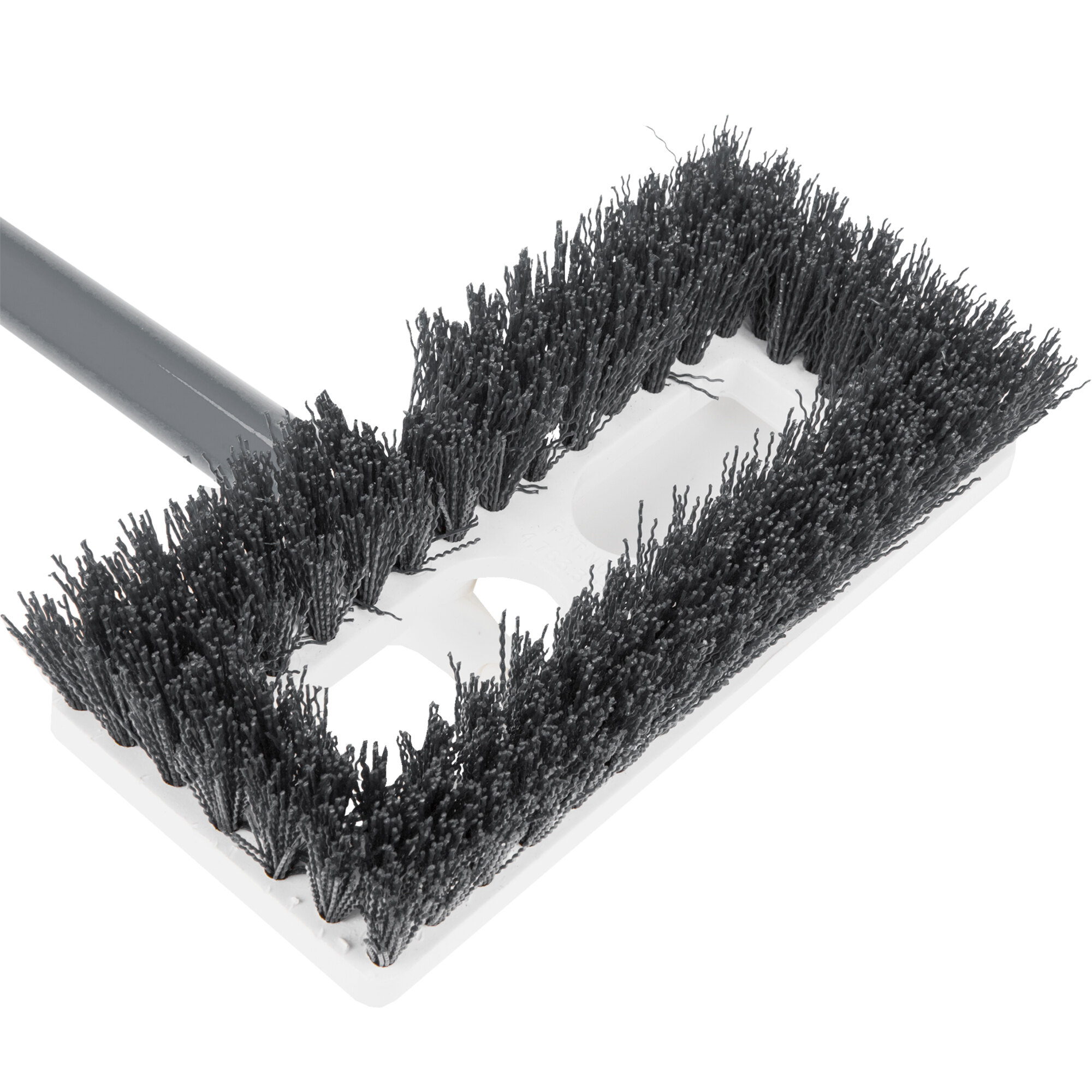 Carlisle 3621966300 8" Swivel Headed Scrub Brush with Handle