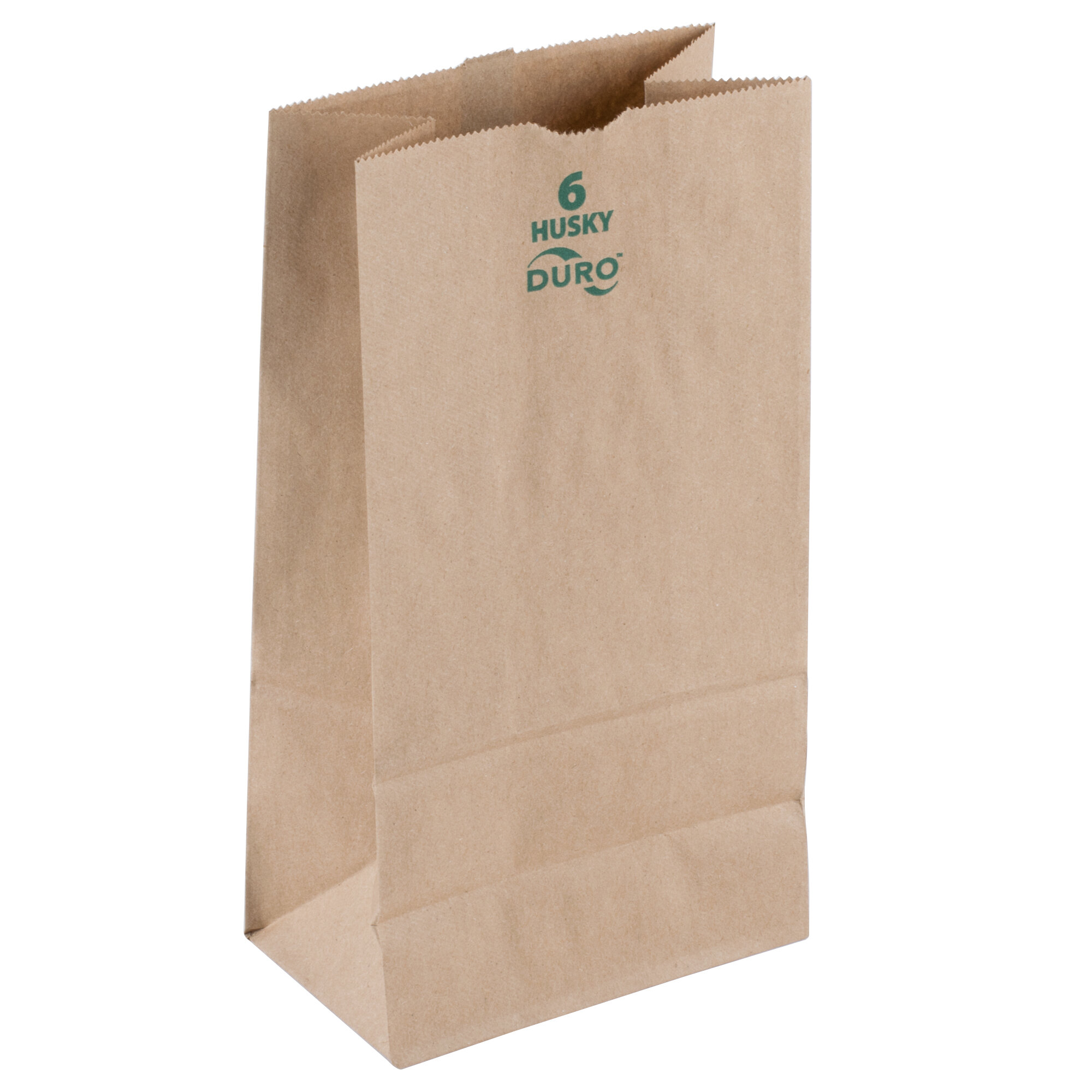 Duro Husky HeavyDuty 6 lb. Brown Paper Bag 500/Bundle